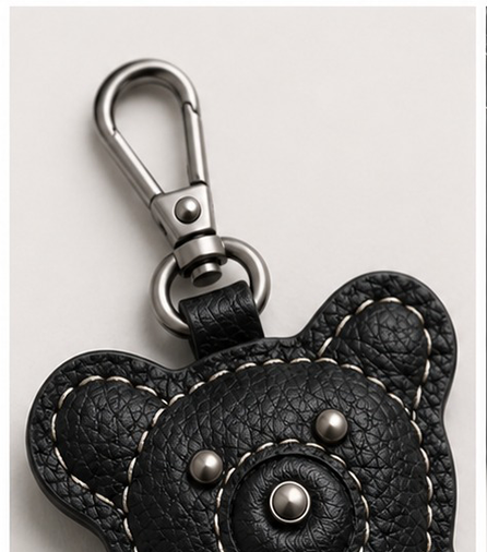 Leather Charm - Teddy
