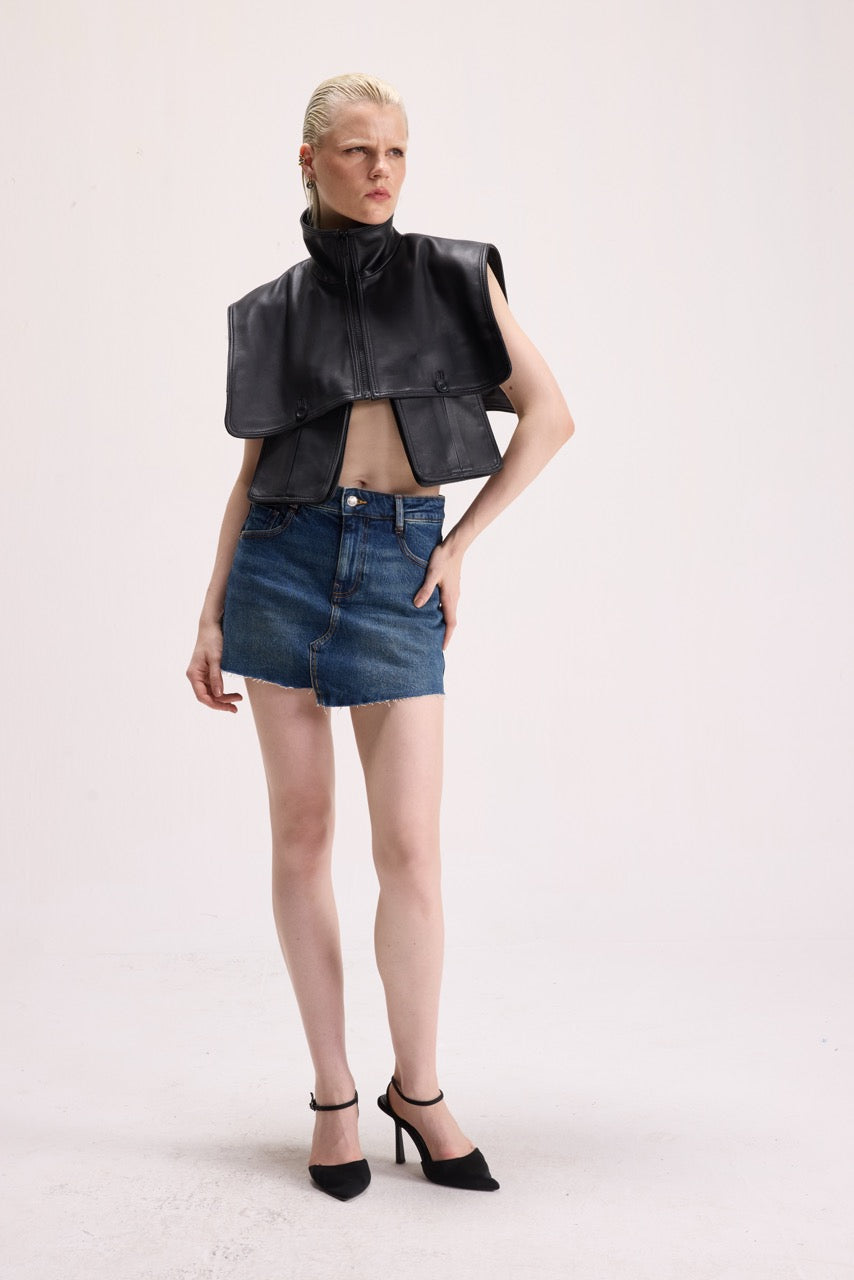 ECLIPSA - LEATHER UTILITY GILET