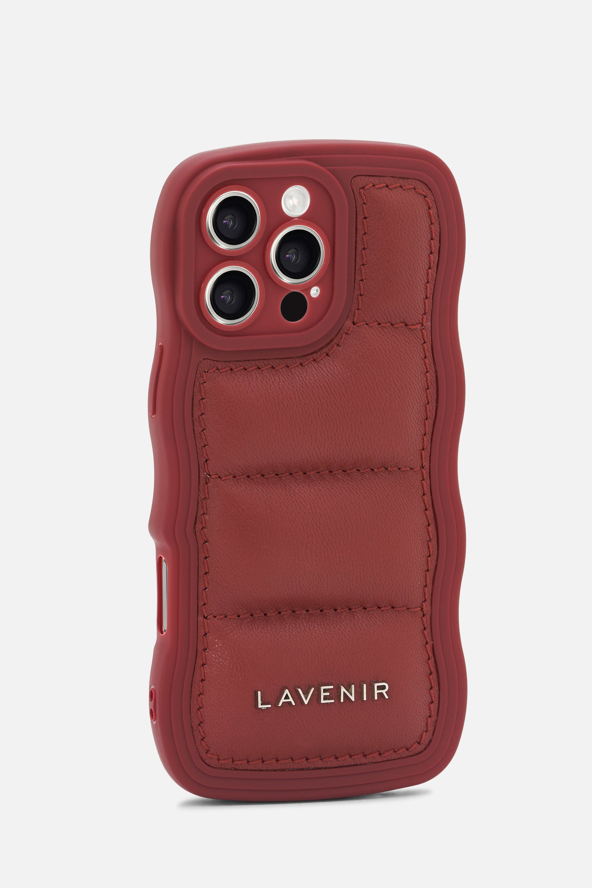iPhone Curvy Case-Puffy Brick Red