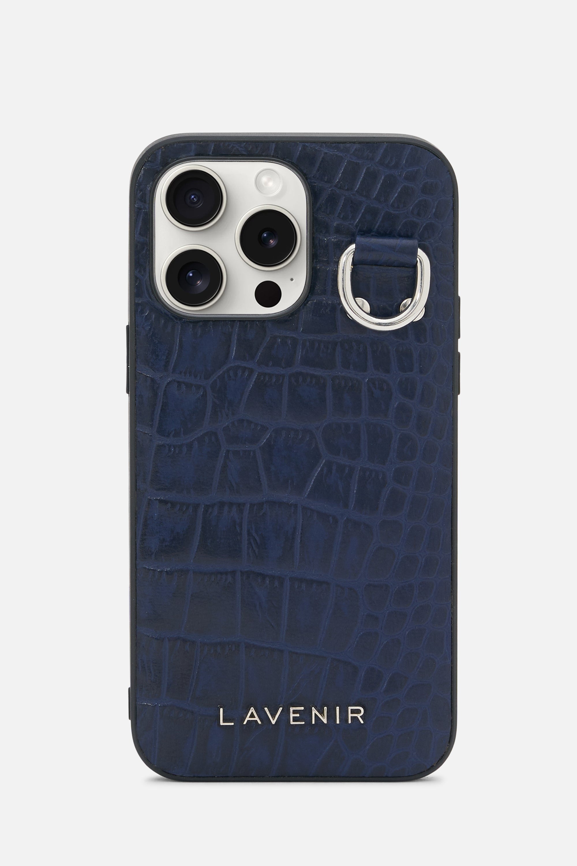 iPhone Case - Luxe Chained - Croco Ocean Caven Blue