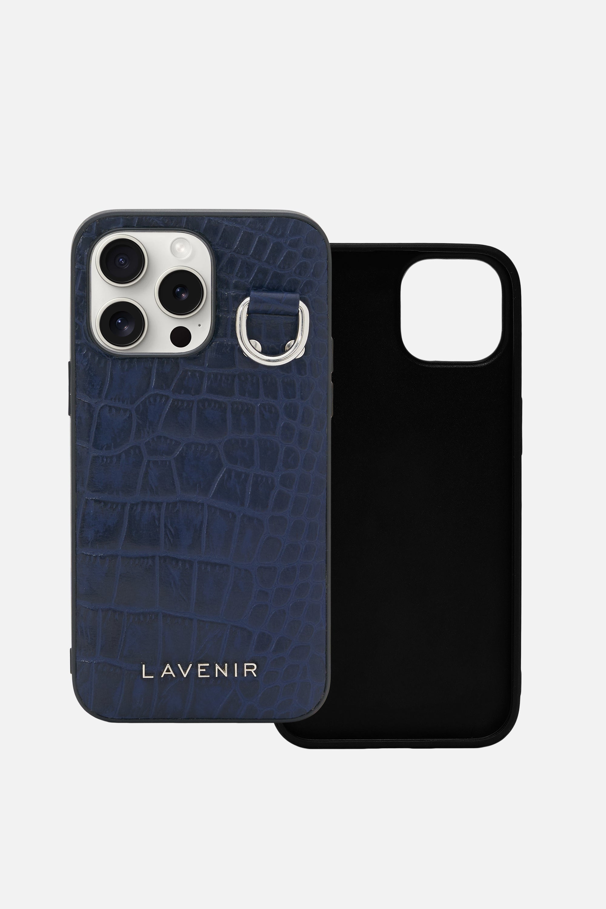 iPhone Case - Luxe Chained - Croco Ocean Caven Blue