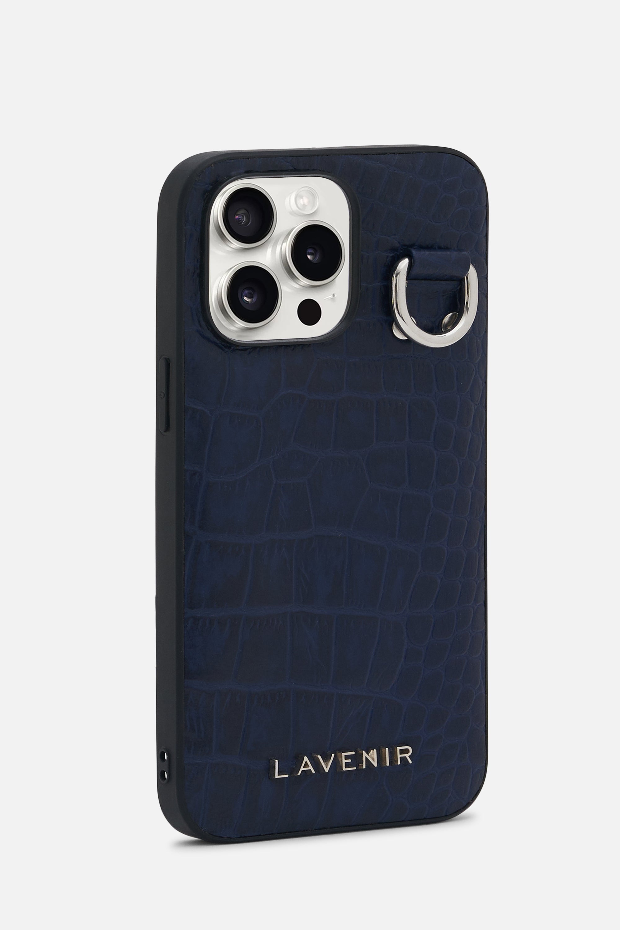 iPhone Case - Luxe Chained - Croco Ocean Caven Blue