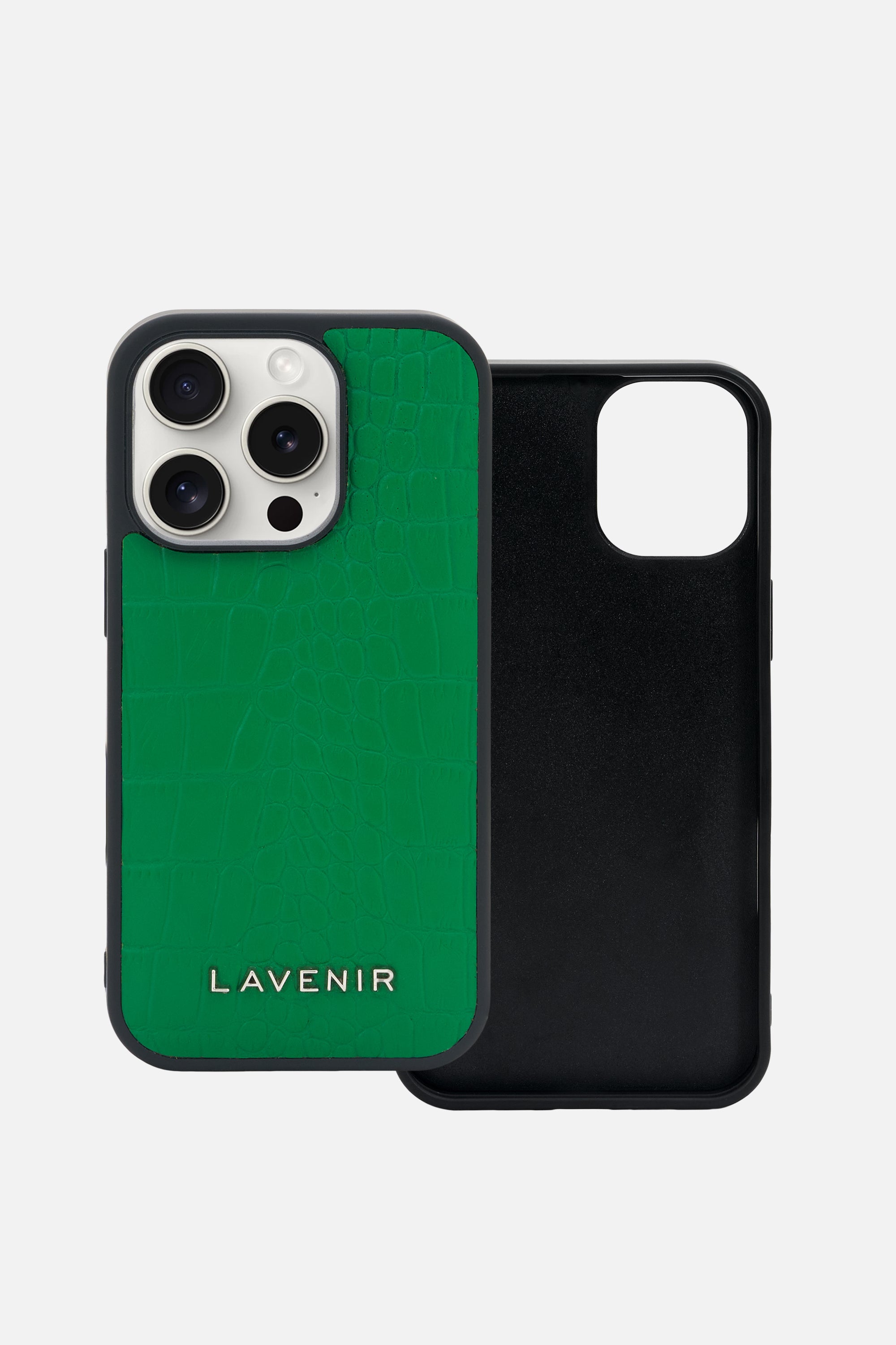 iPhone Croco Case - Emerald Green