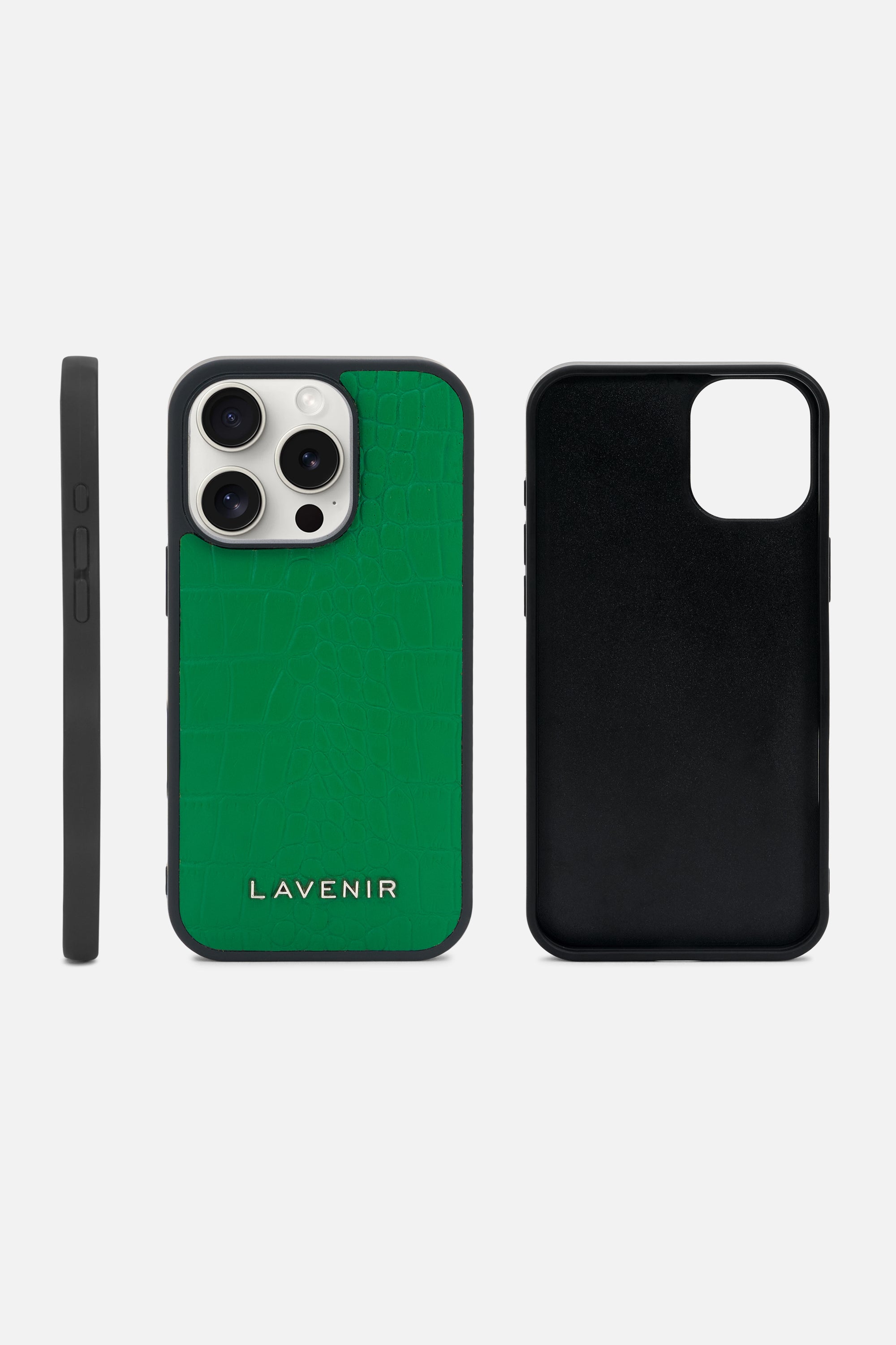 iPhone Croco Case - Emerald Green