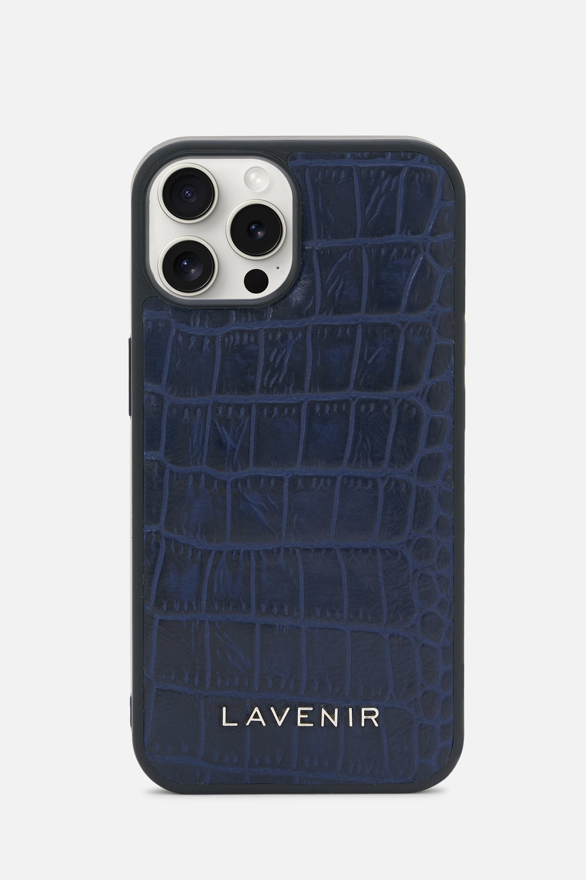 iPhone Croco Case - Ocean Caven Blue