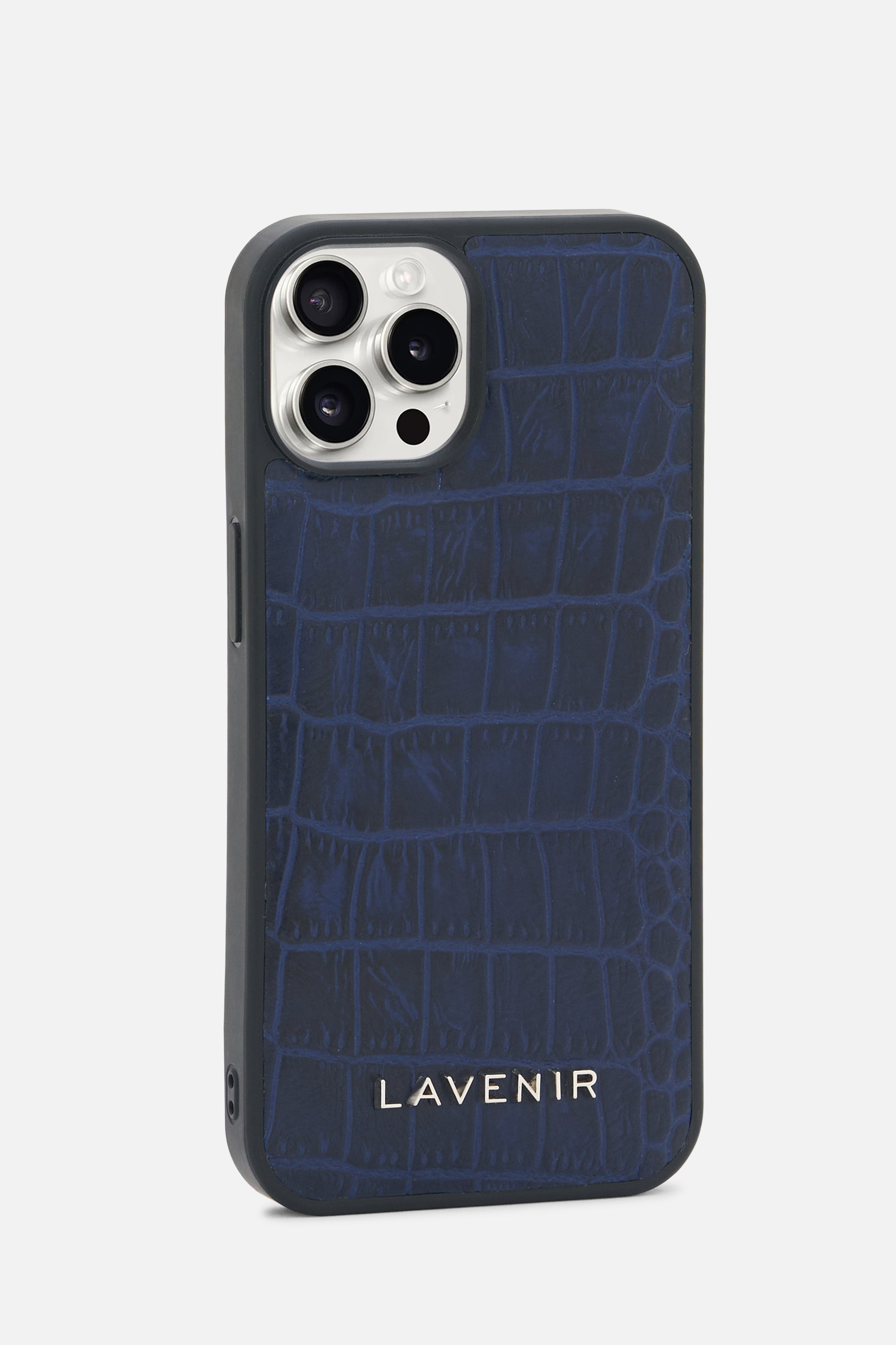 iPhone Croco Case - Ocean Caven Blue