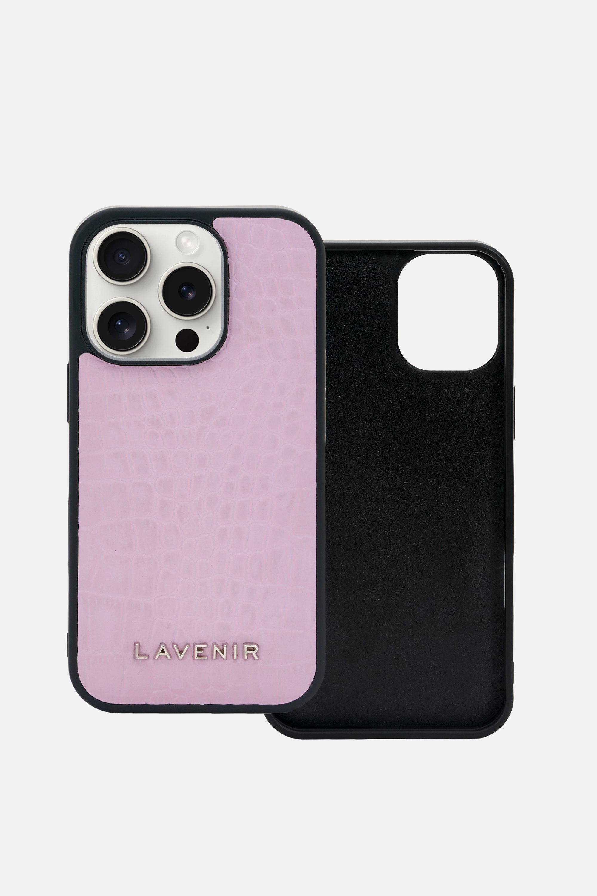 iPhone Croco Case - Lilac