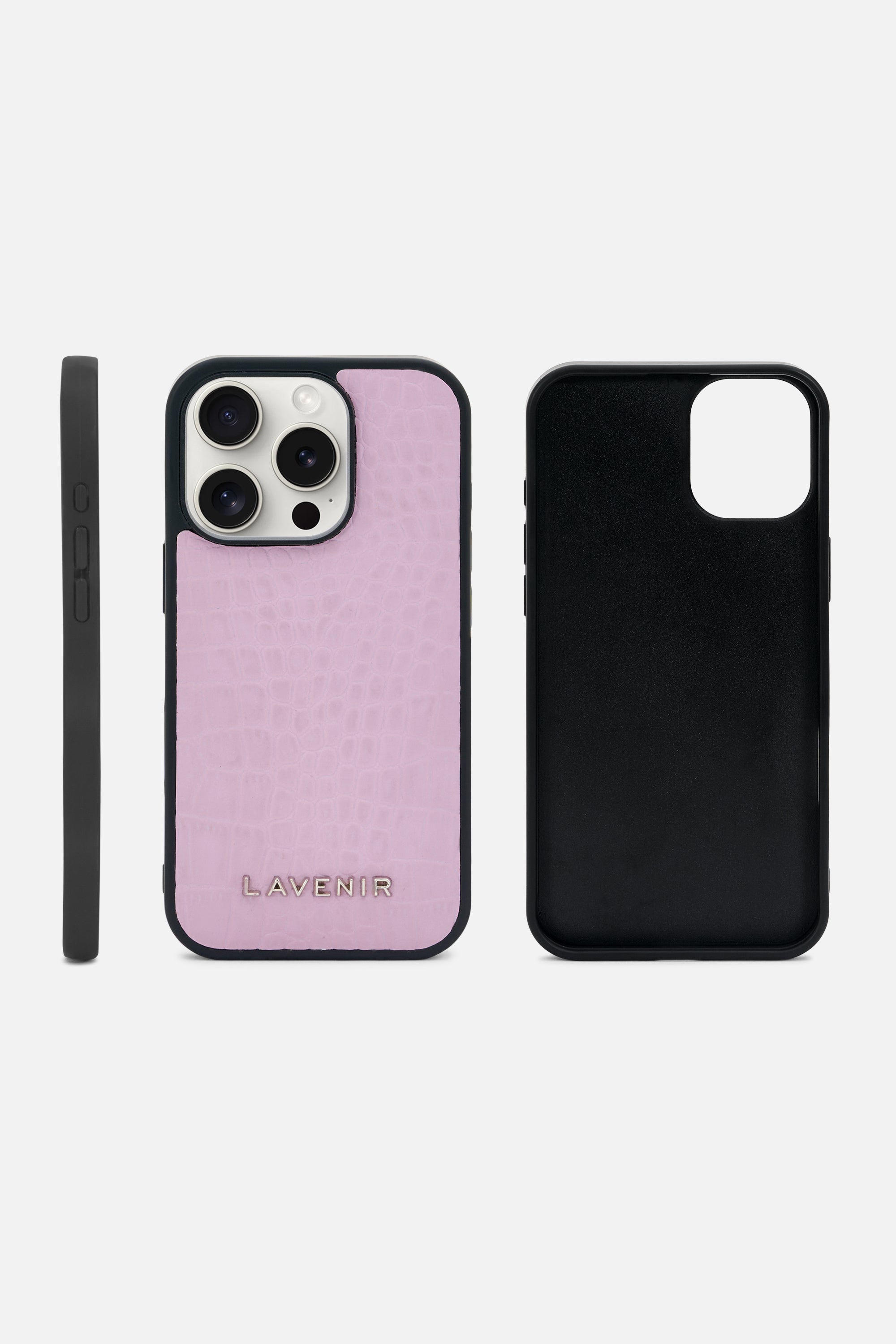 iPhone Croco Case - Lilac