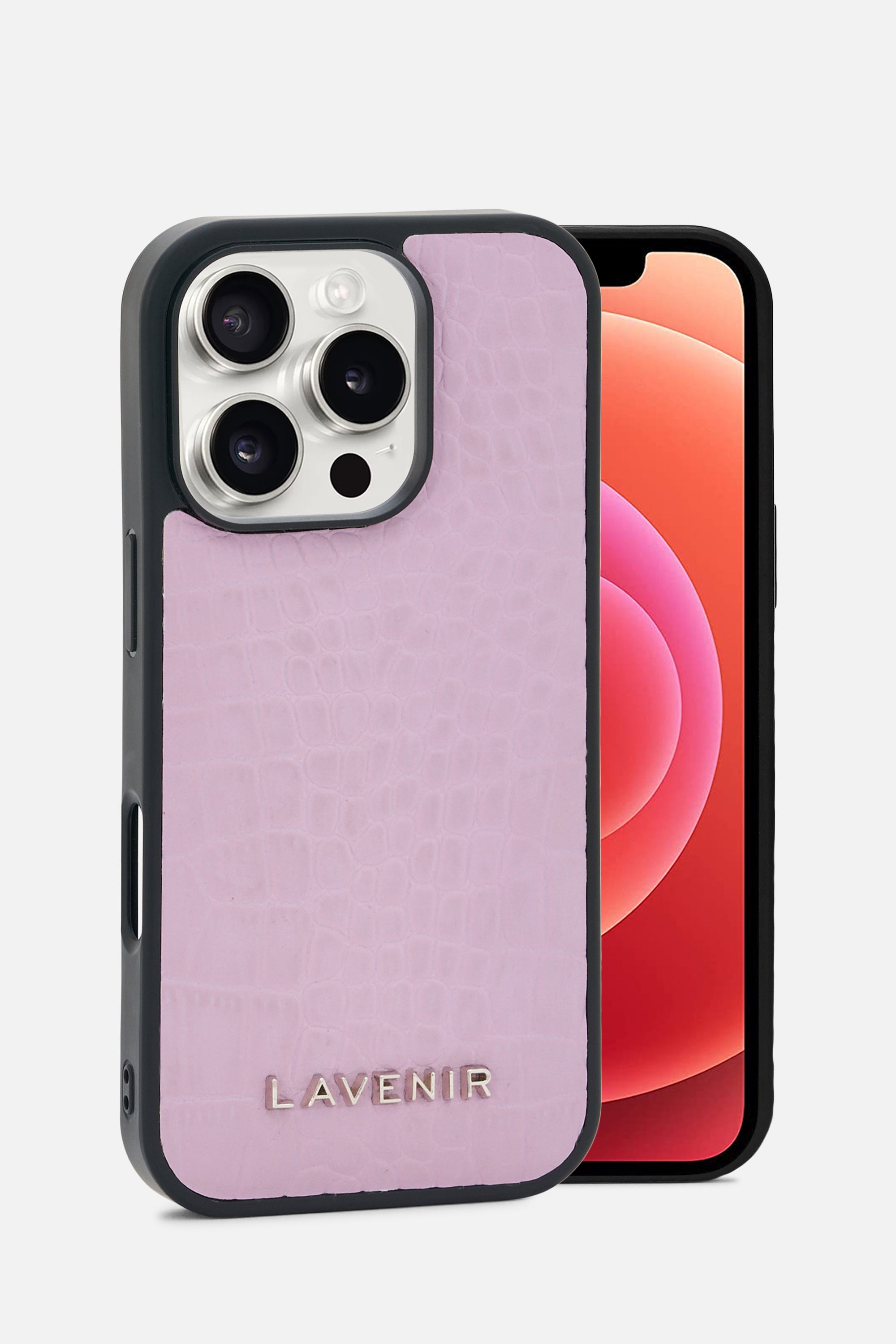iPhone Croco Case - Lilac