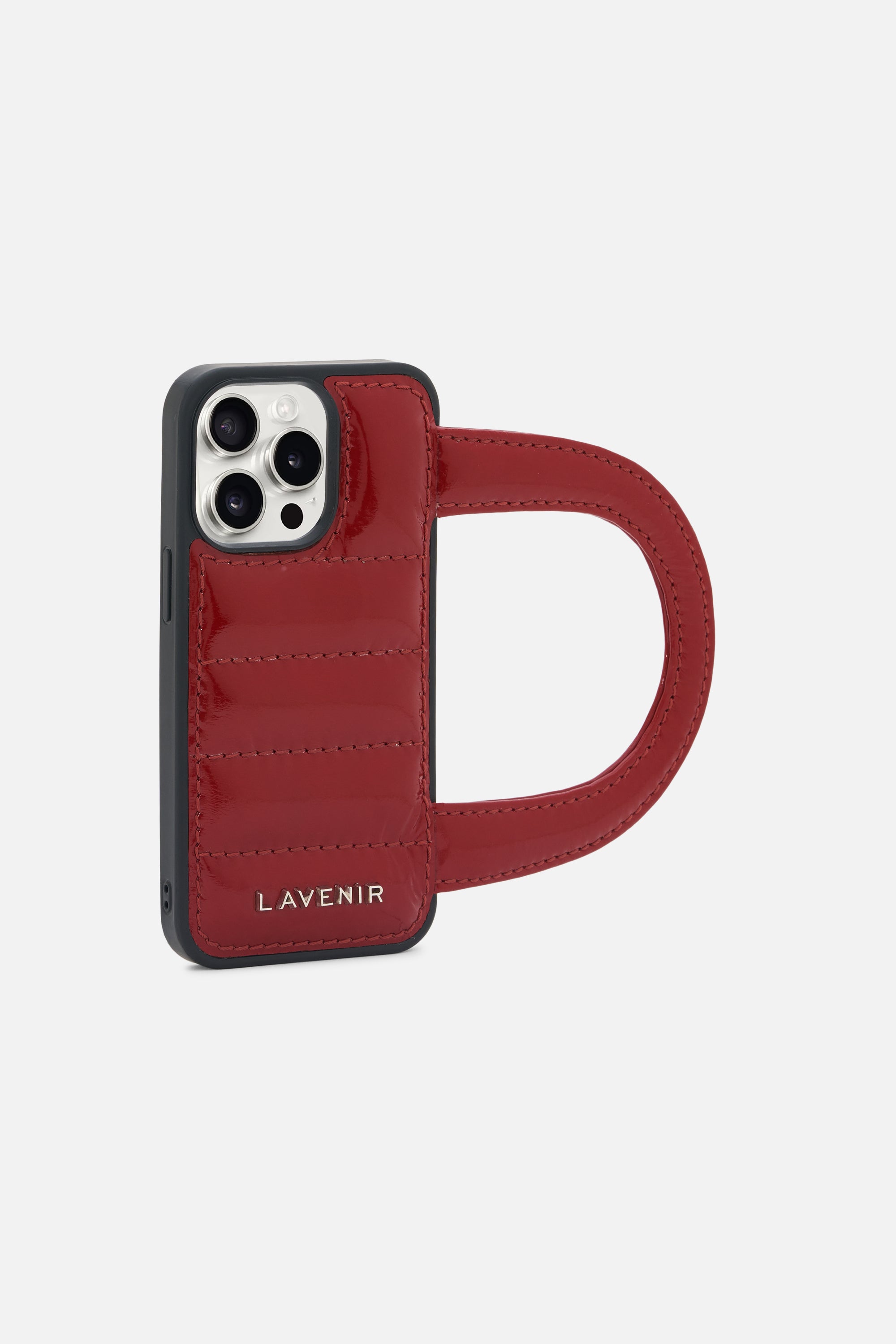 iPhone Case - Puff Handle™ - Red Patent Metallic
