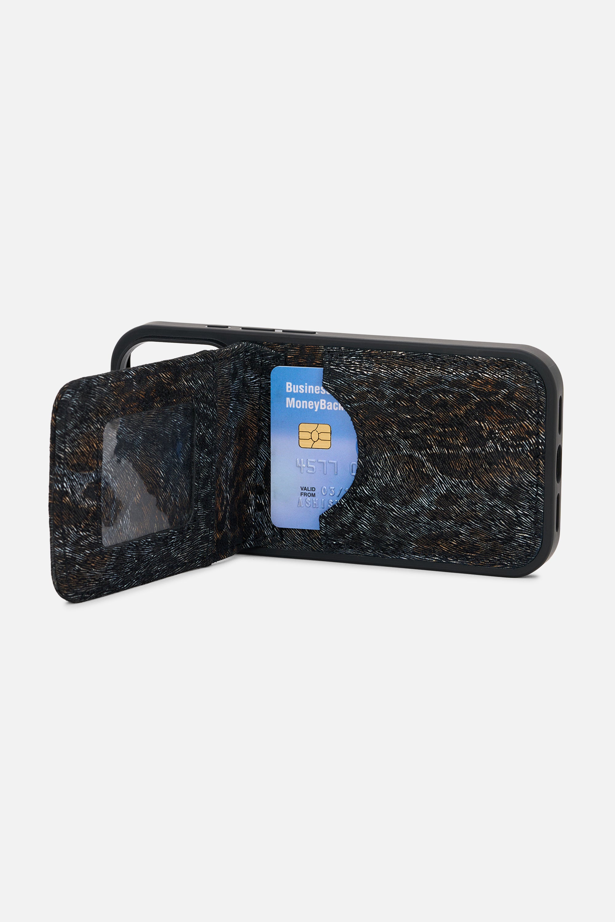 iPhone Wallet Case- Abstract Leopard
