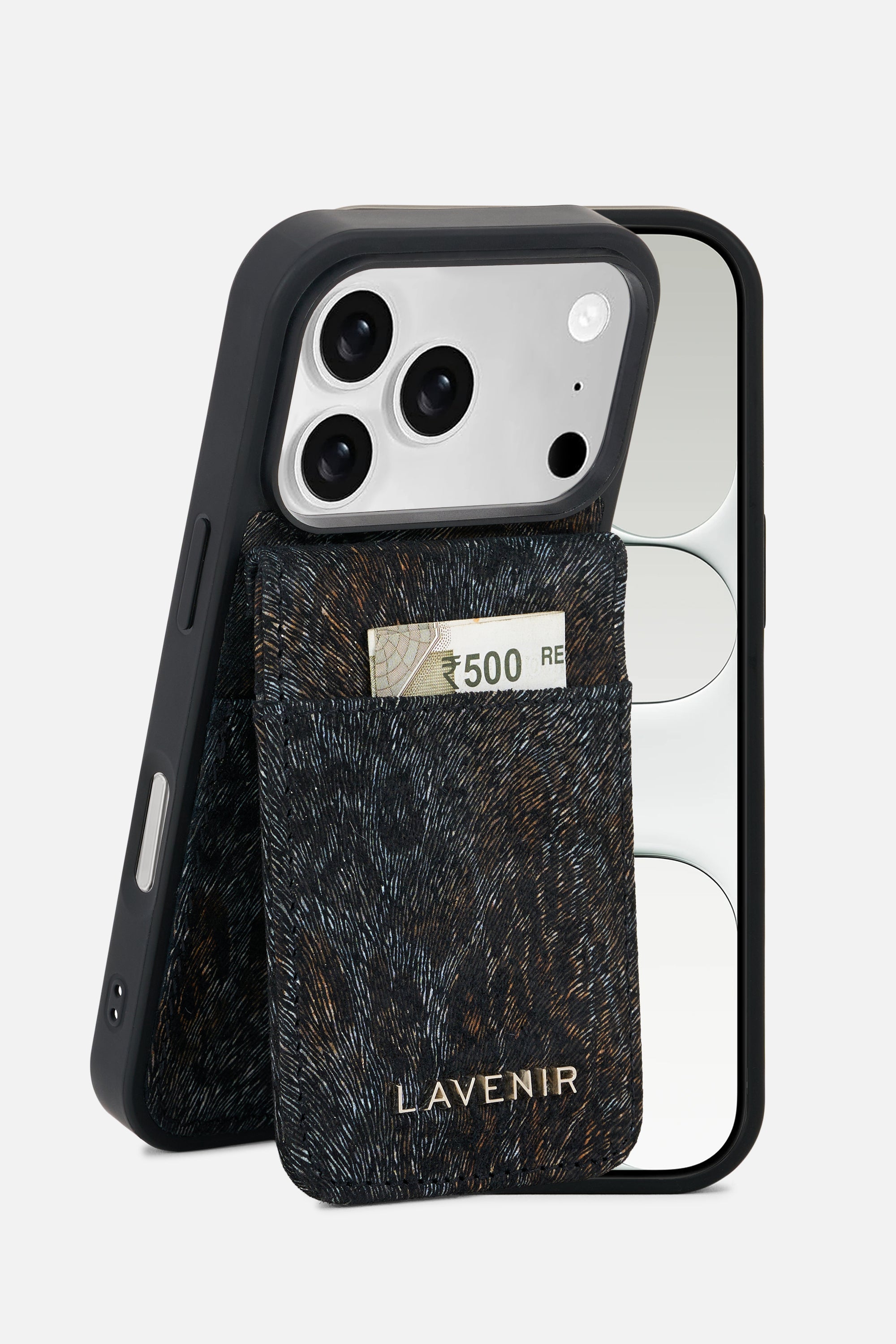 iPhone Wallet Case- Abstract Leopard