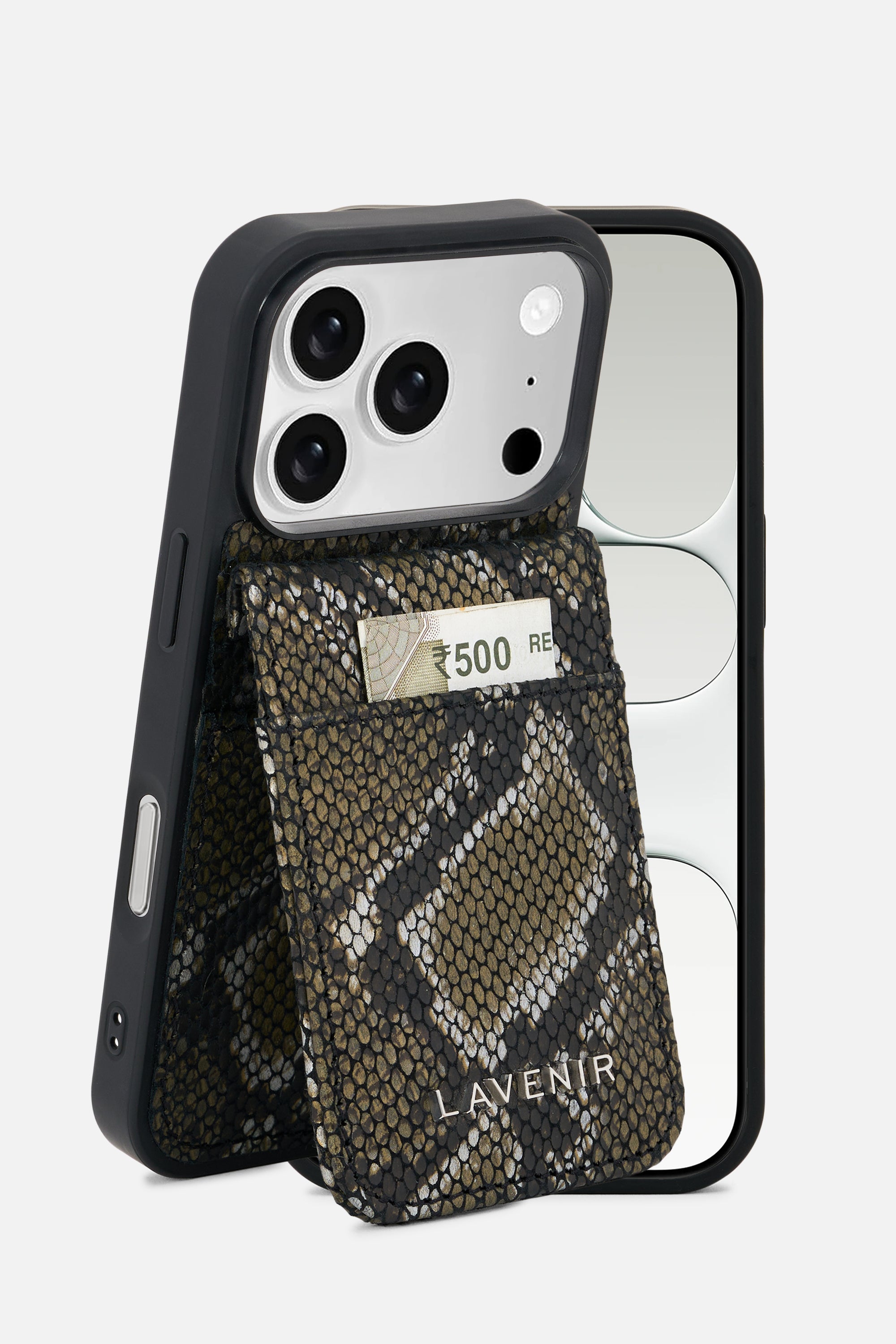 iPhone Wallet Case-Python Fold