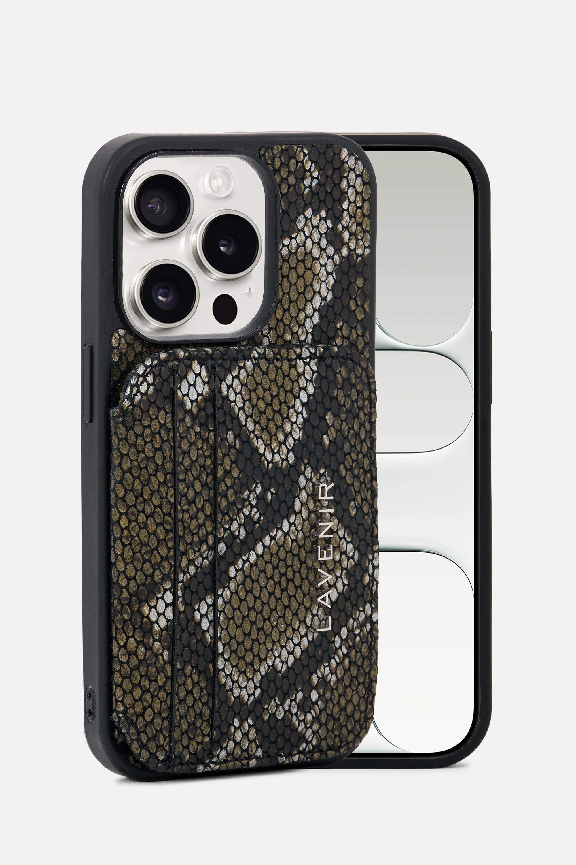 iPhone Card Wallet Case - Serpente