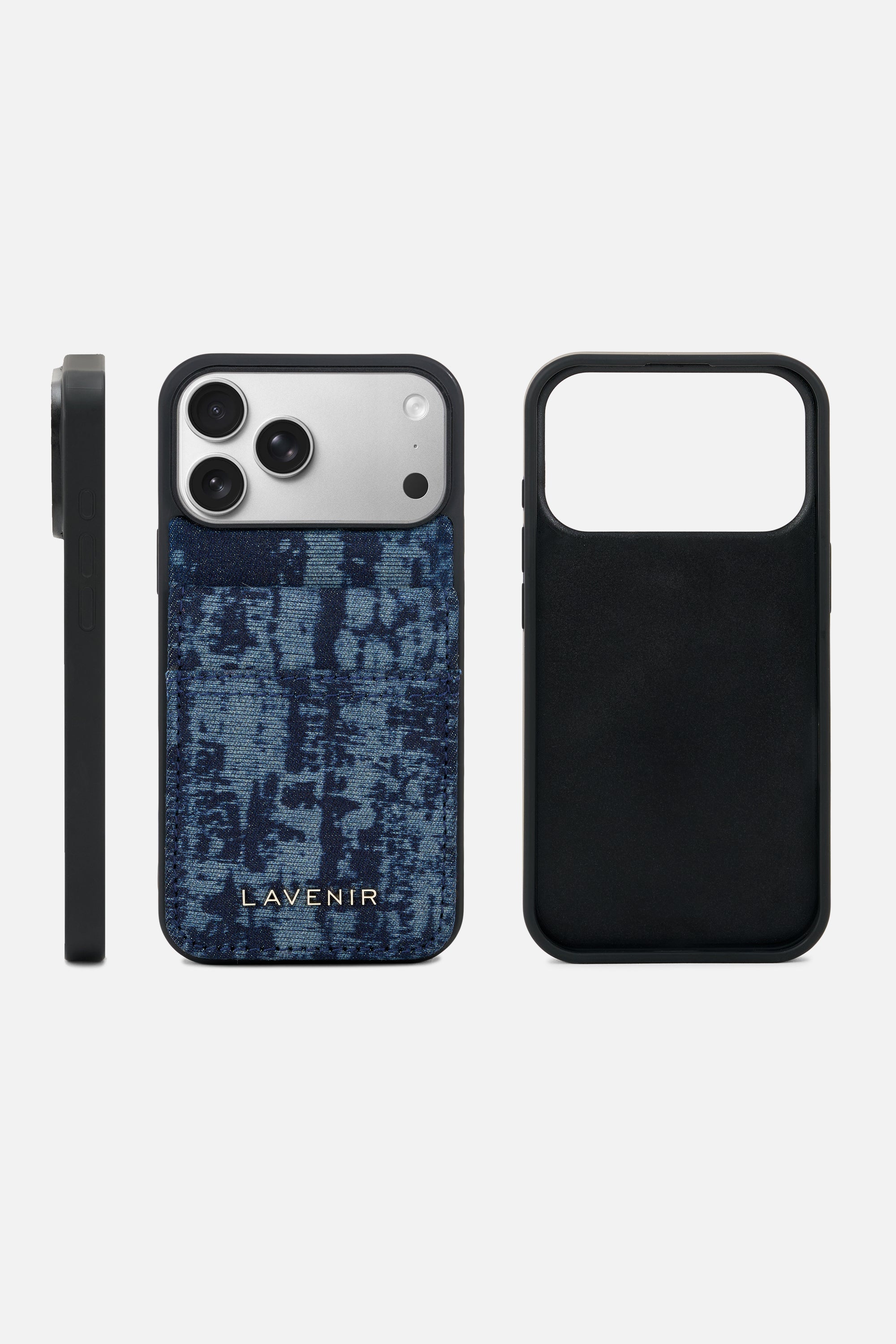iPhone Wallet Case – Indigo Camo