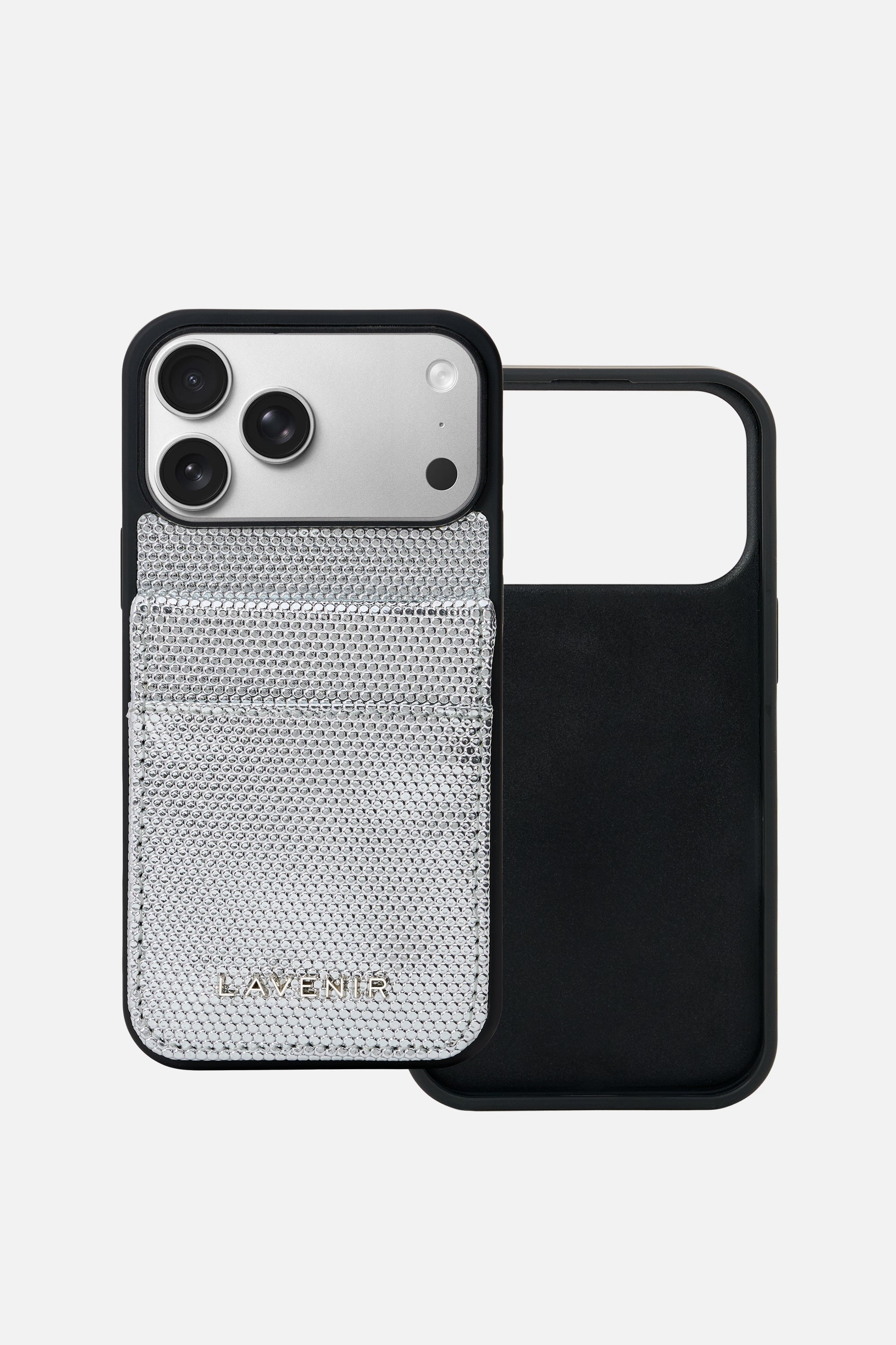 iPhone Wallet Case – Silver Nova