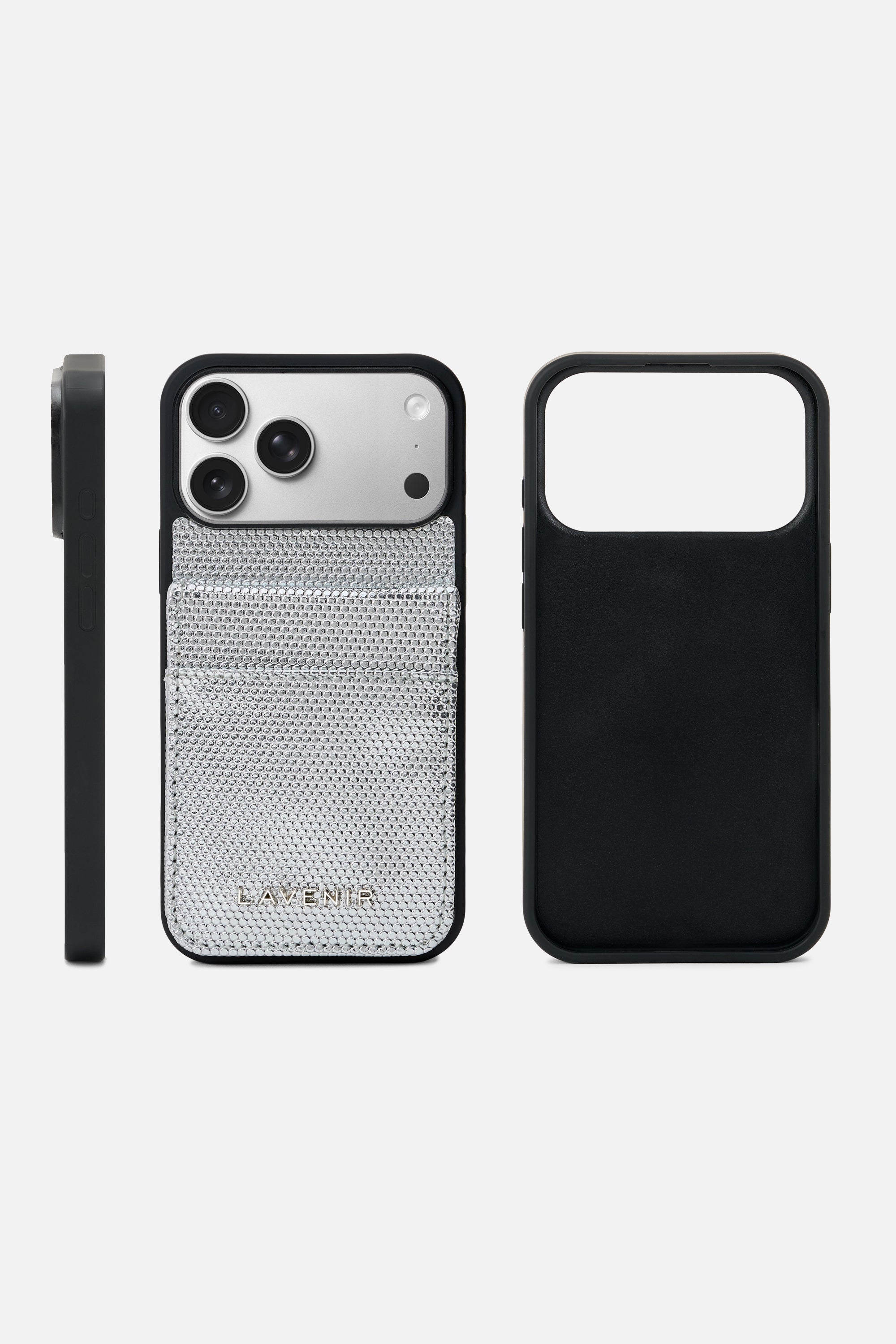 iPhone Wallet Case – Silver Nova