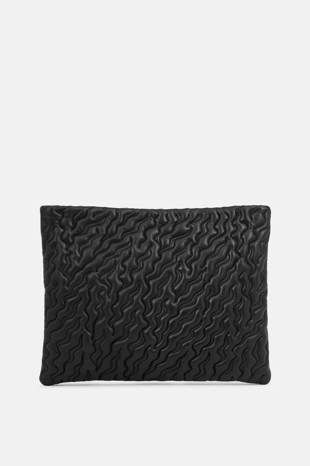 TIDE - Quilted Wave Laptop Sleeve - Black
