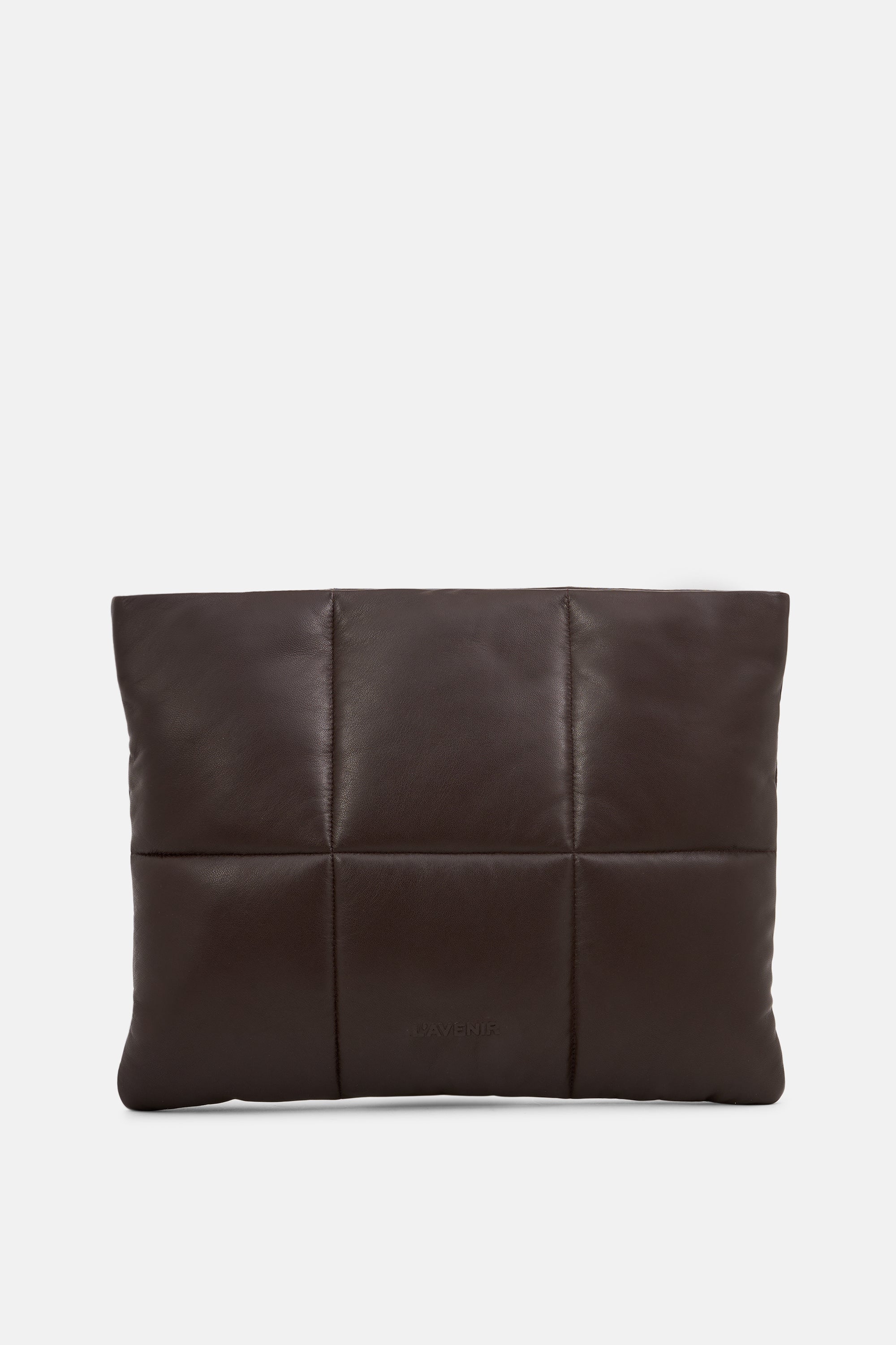 CLOUD - Padded Laptop Sleeve - Brown