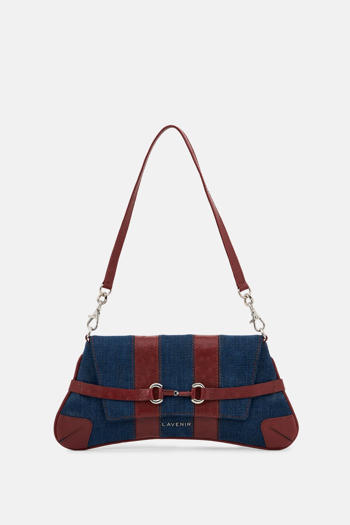 VIVARA - Convertible Clutch & Shoulder Bag - Denim
