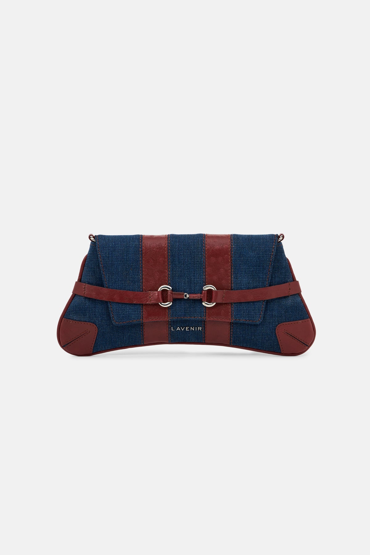 VIVARA - Convertible Clutch & Shoulder Bag - Denim