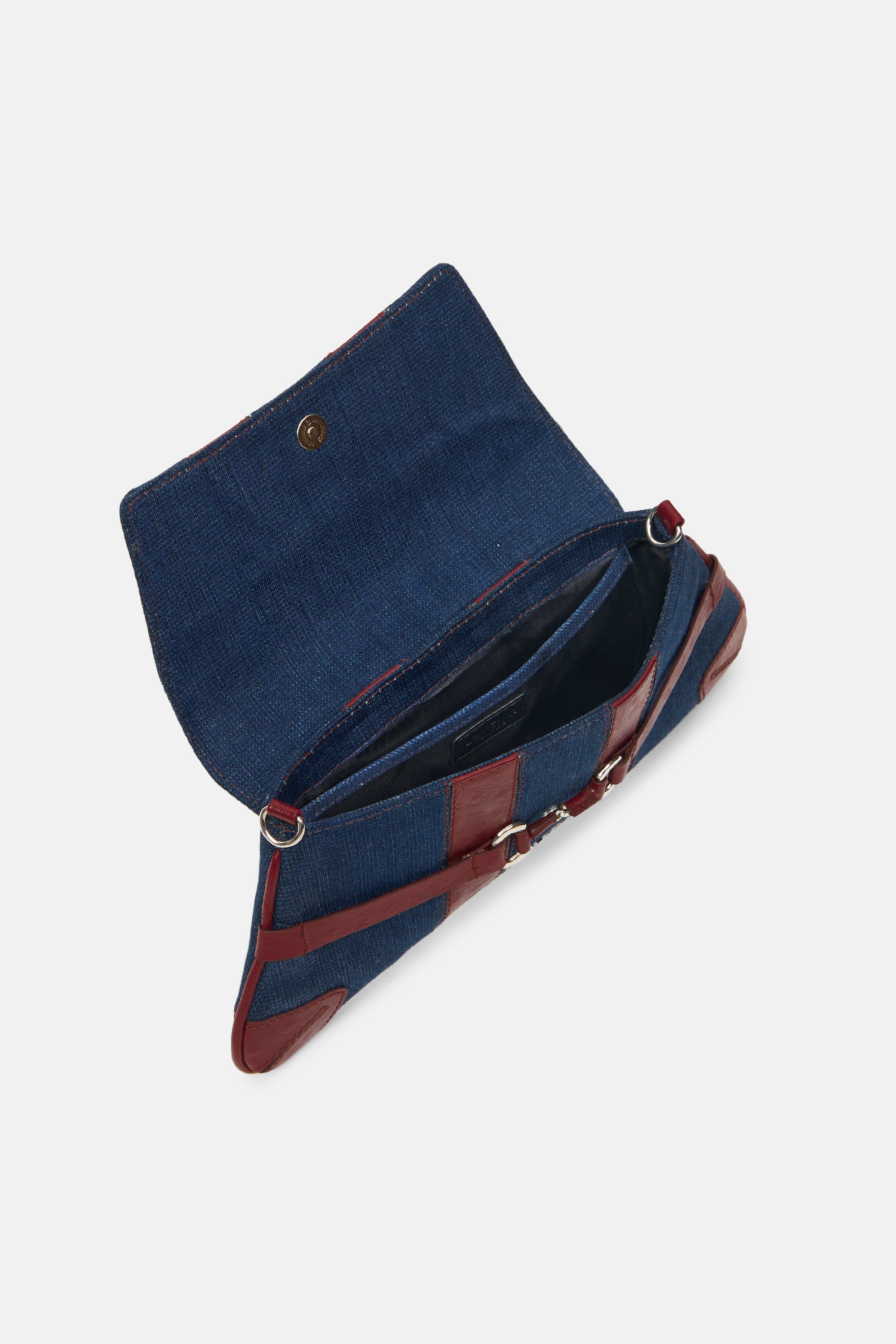 VIVARA - Convertible Clutch & Shoulder Bag - Denim
