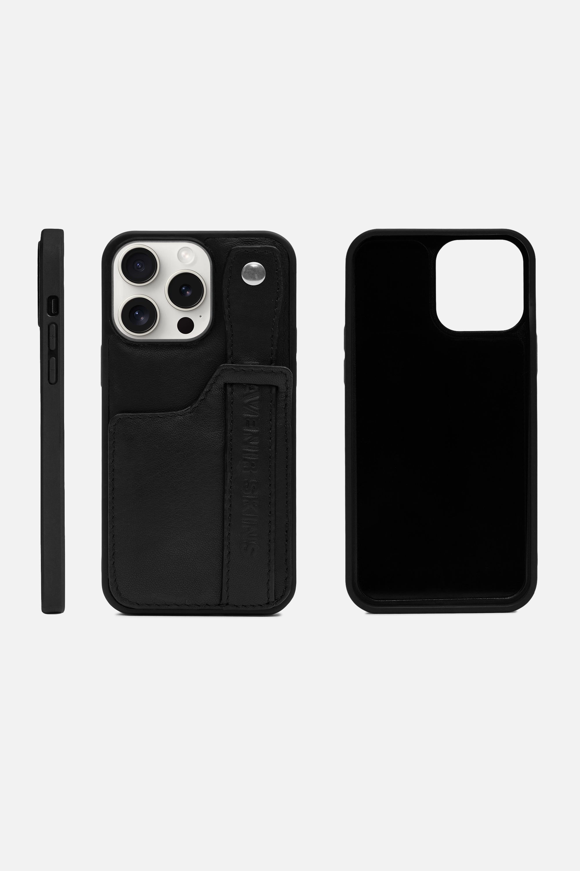iPhone Case - Strap Card - Black