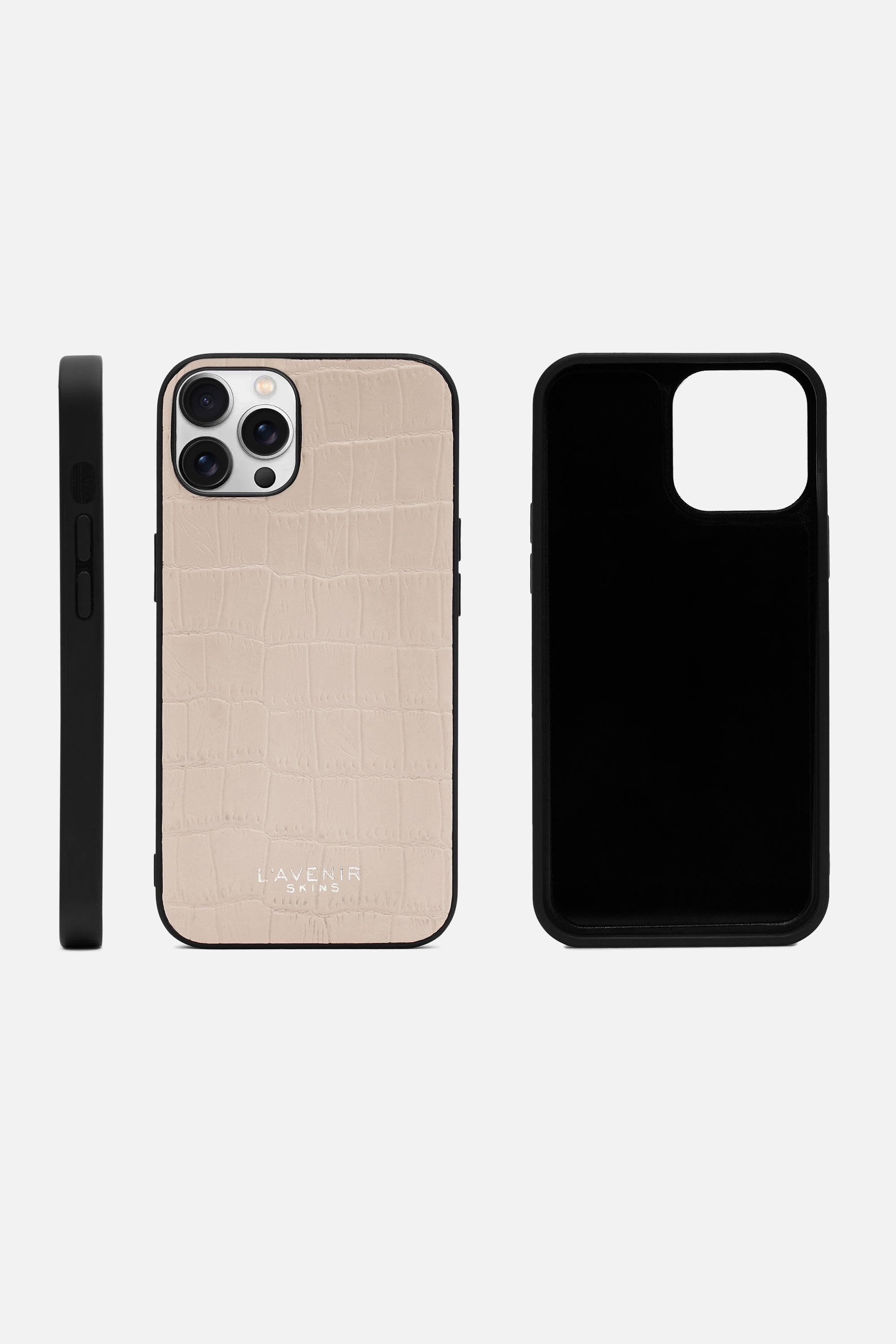 Iphone Case Croco - Beige