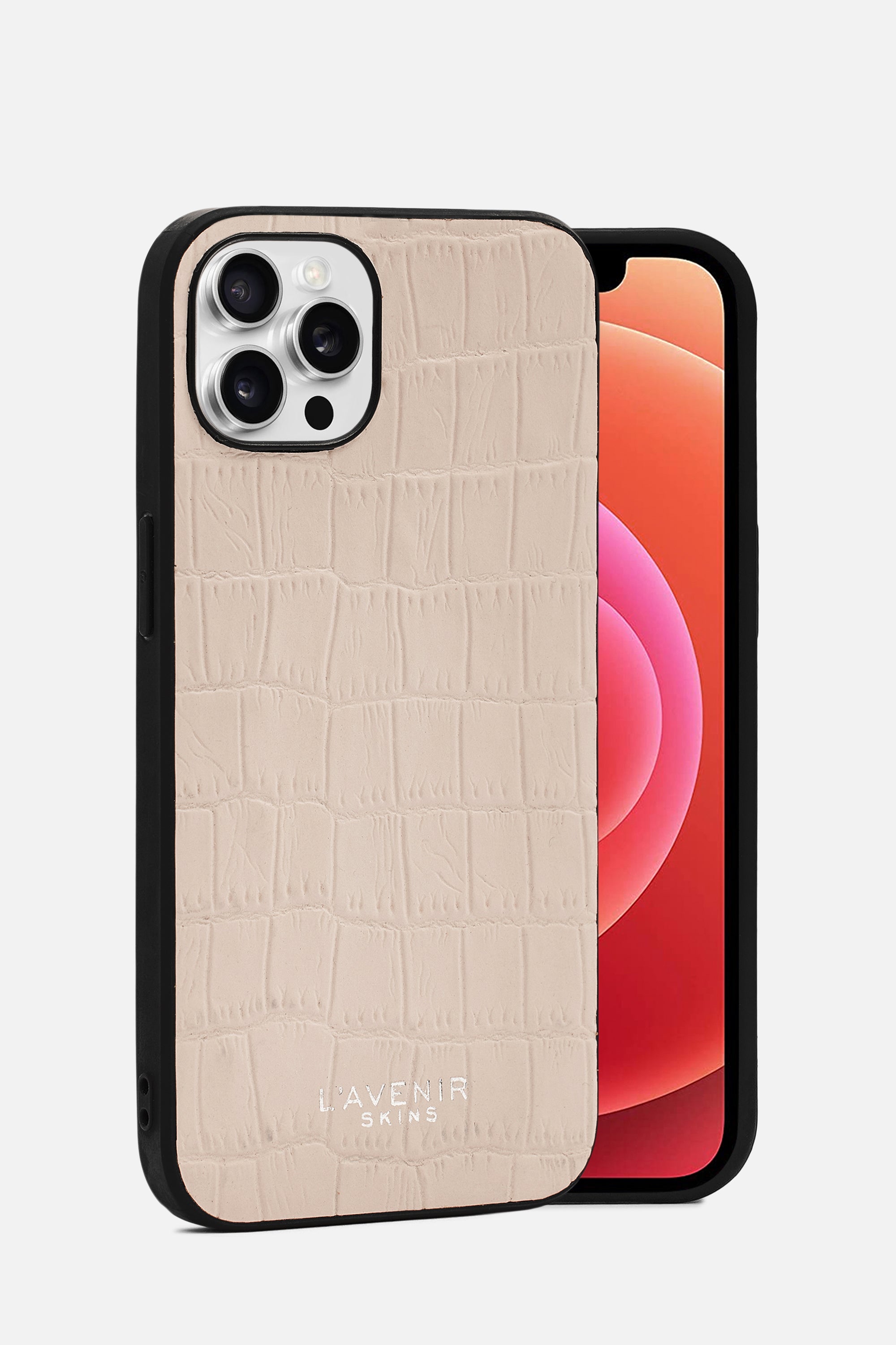 Iphone Case Croco - Beige