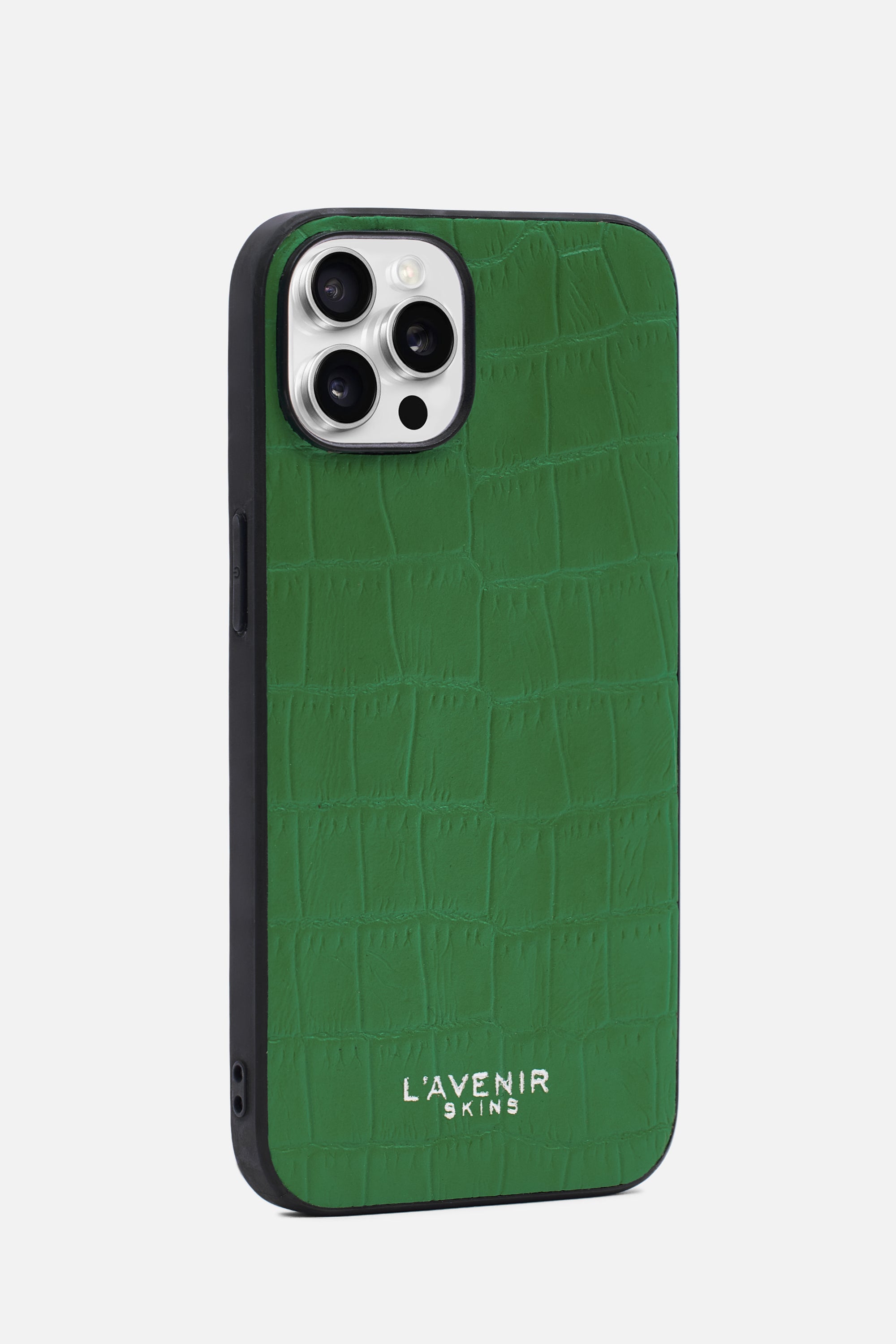 iPhone Croco Case - Emerald Green