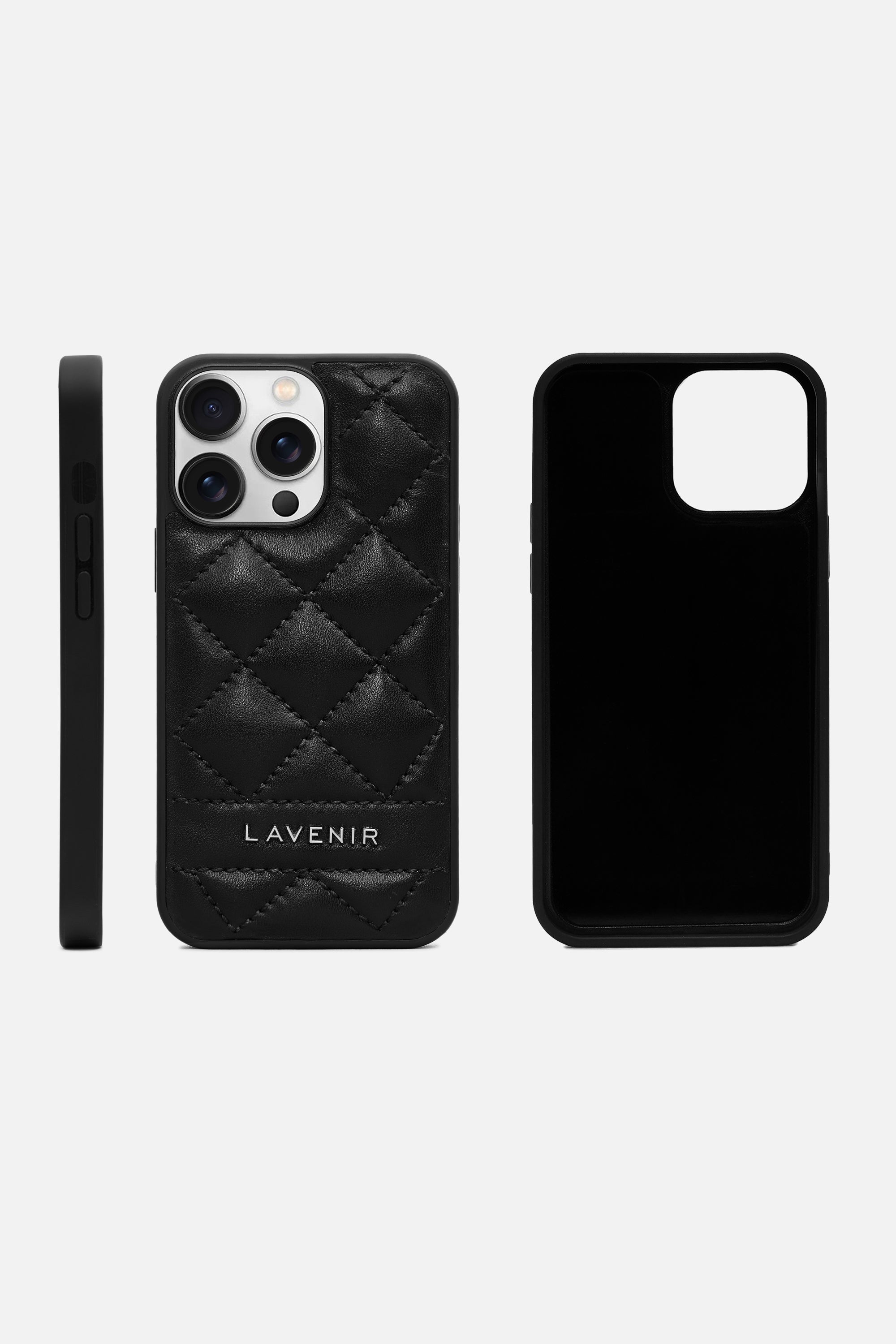 Iphone Case - Diamond Quilt - Black