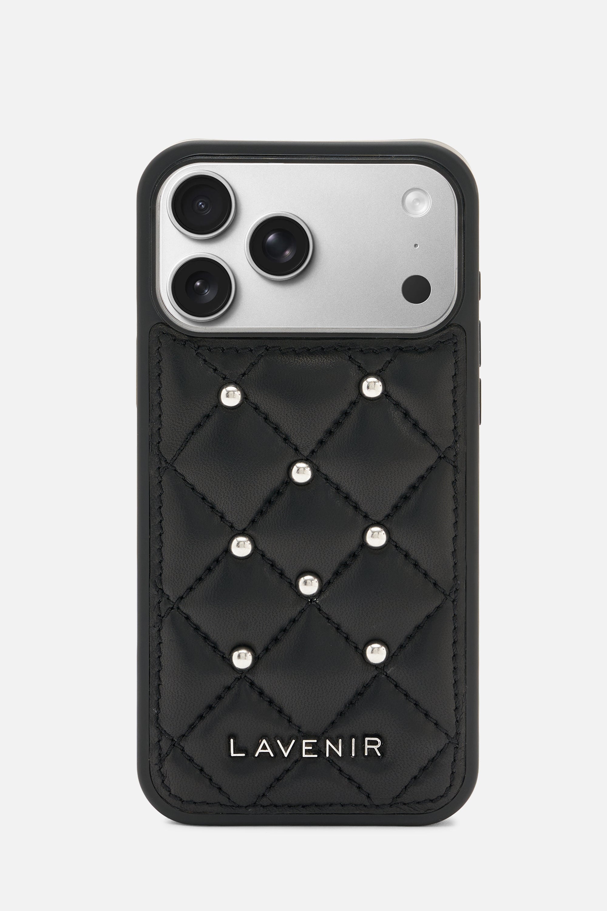 Diamond Quilted Studded Iphone Case