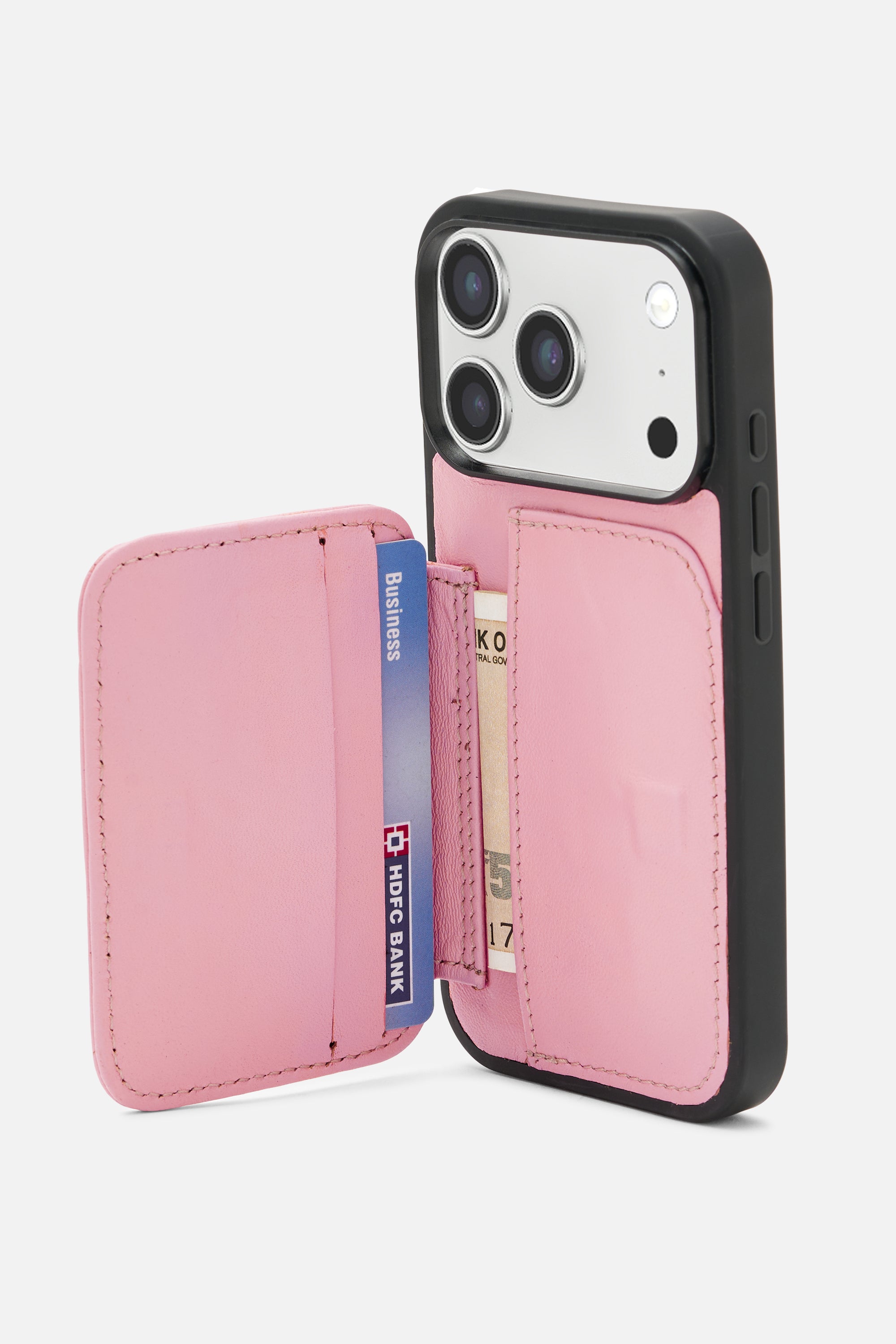 iPhone Card Wallet Case - Blush Pink
