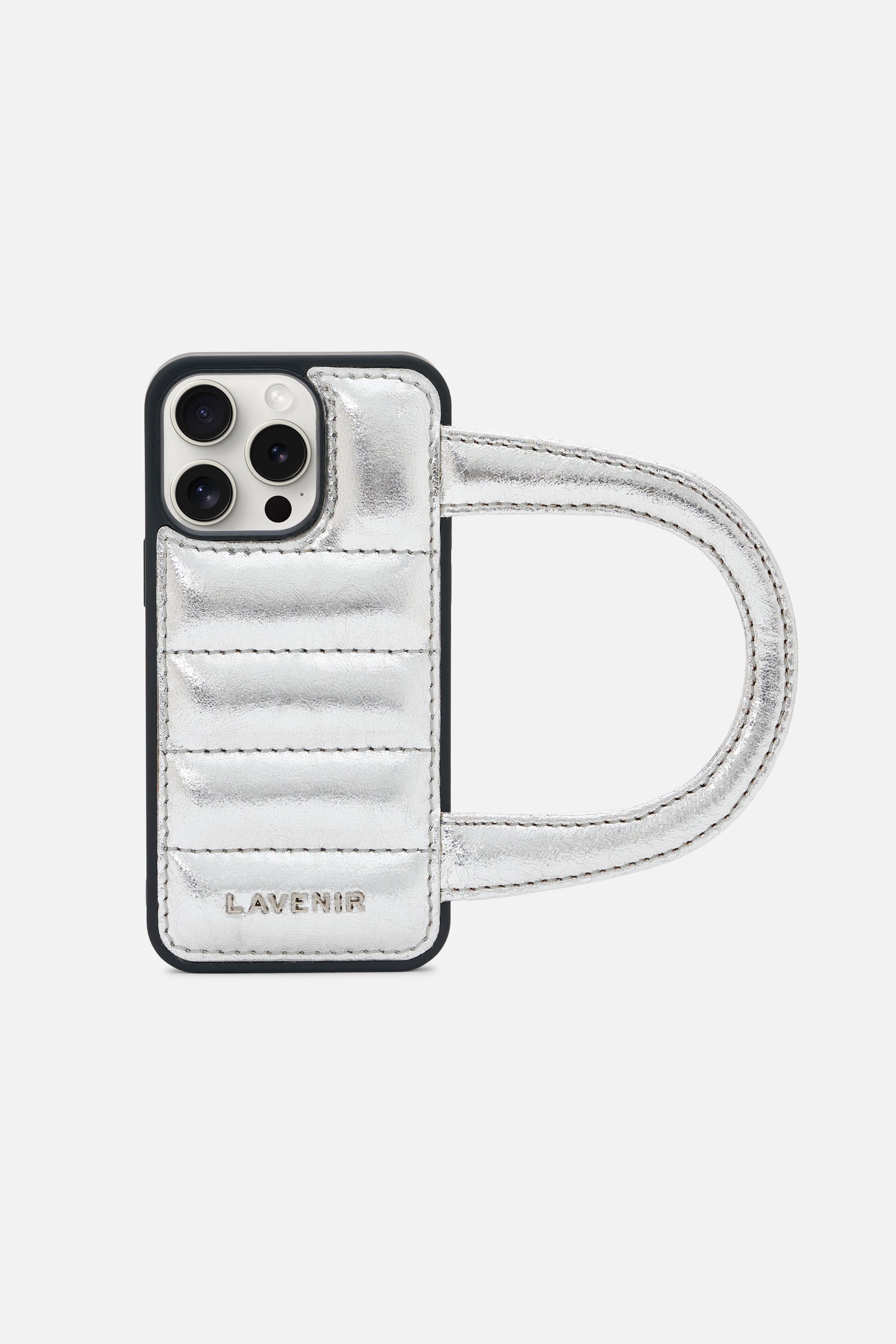 iPhone Case - Puff Handle™ - Silver Metallic