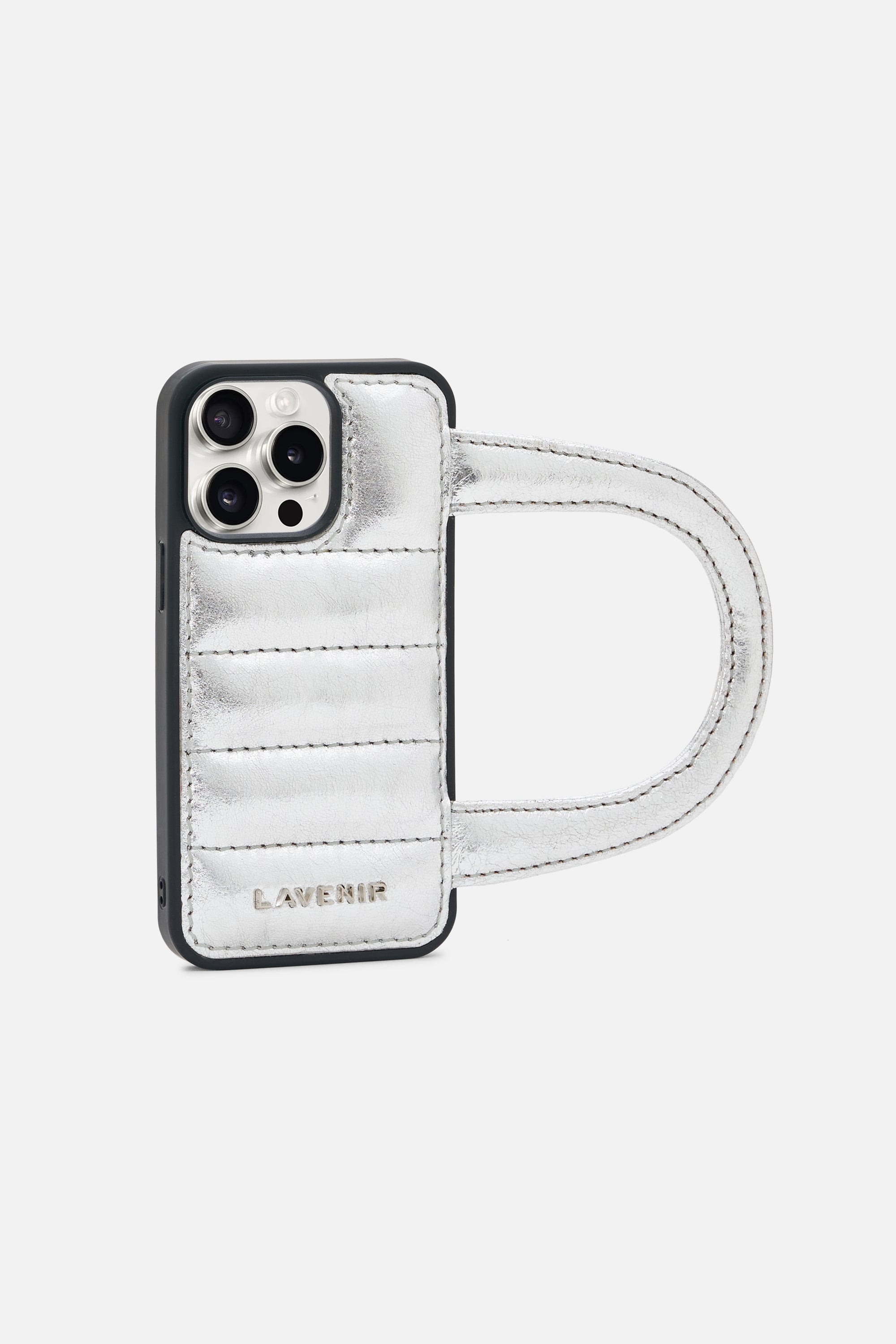 iPhone Case - Puff Handle™ - Silver Metallic