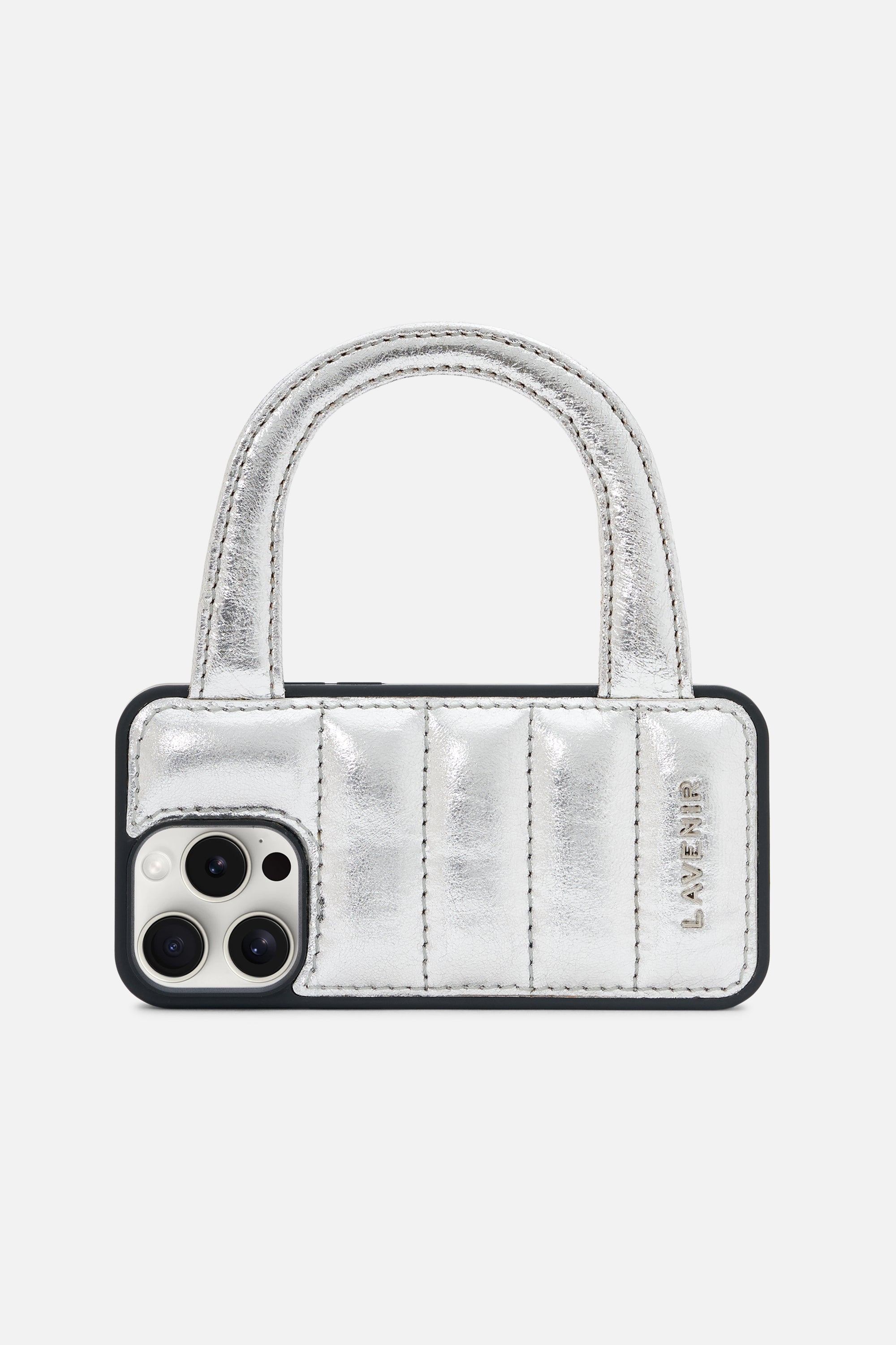 iPhone Case - Puff Handle™ - Silver Metallic