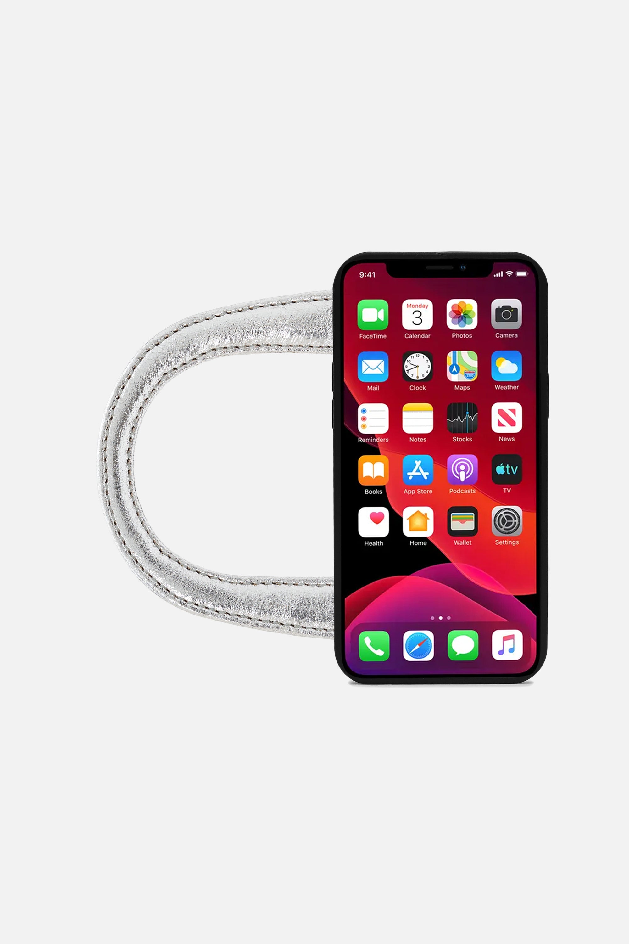 iPhone Case - Puff Handle™ - Silver Metallic