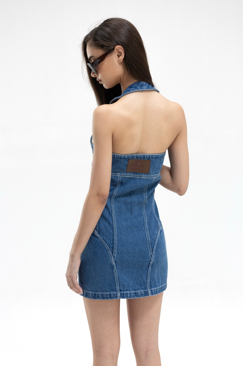 Cypher Mini Denim Dress