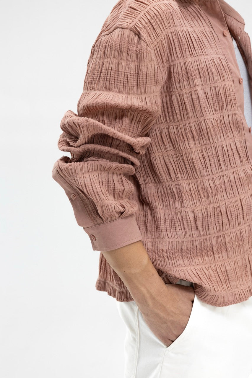 Romeo Shirt- Dusty Pink