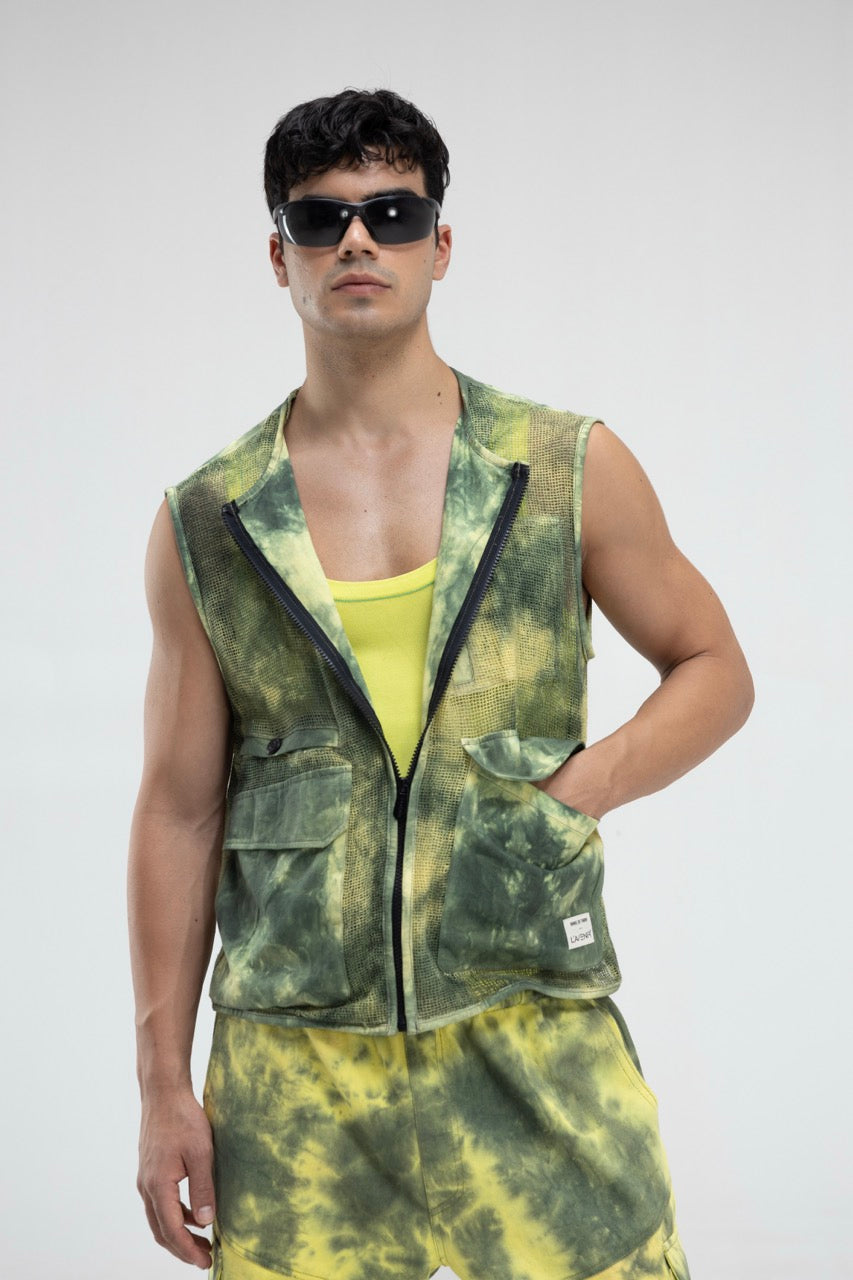 Nero Mesh Gilet