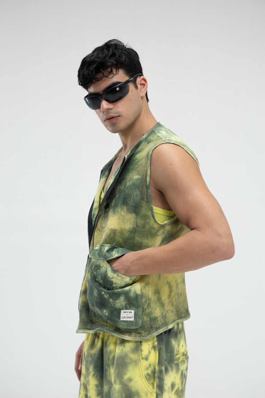 Nero Mesh Gilet