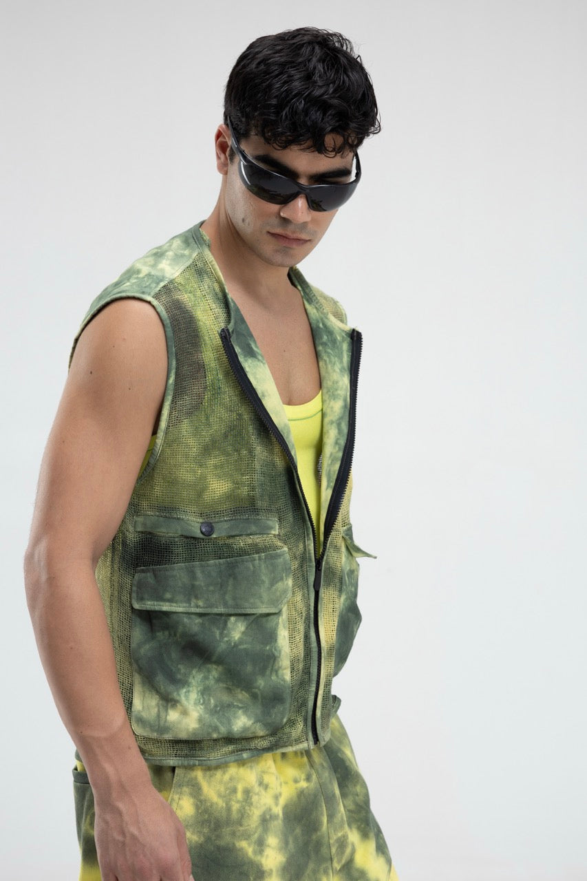Nero Mesh Gilet