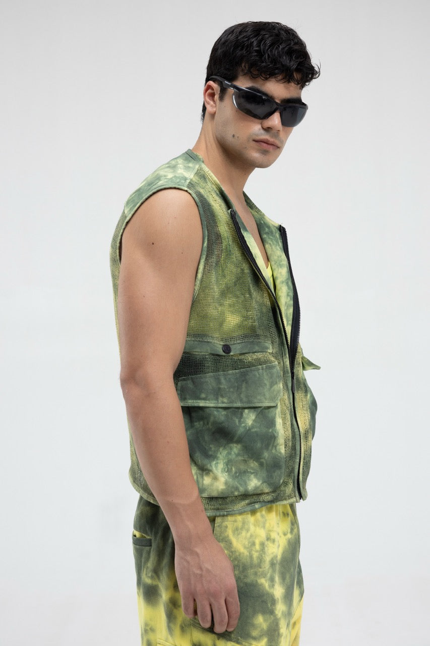 Nero Mesh Gilet