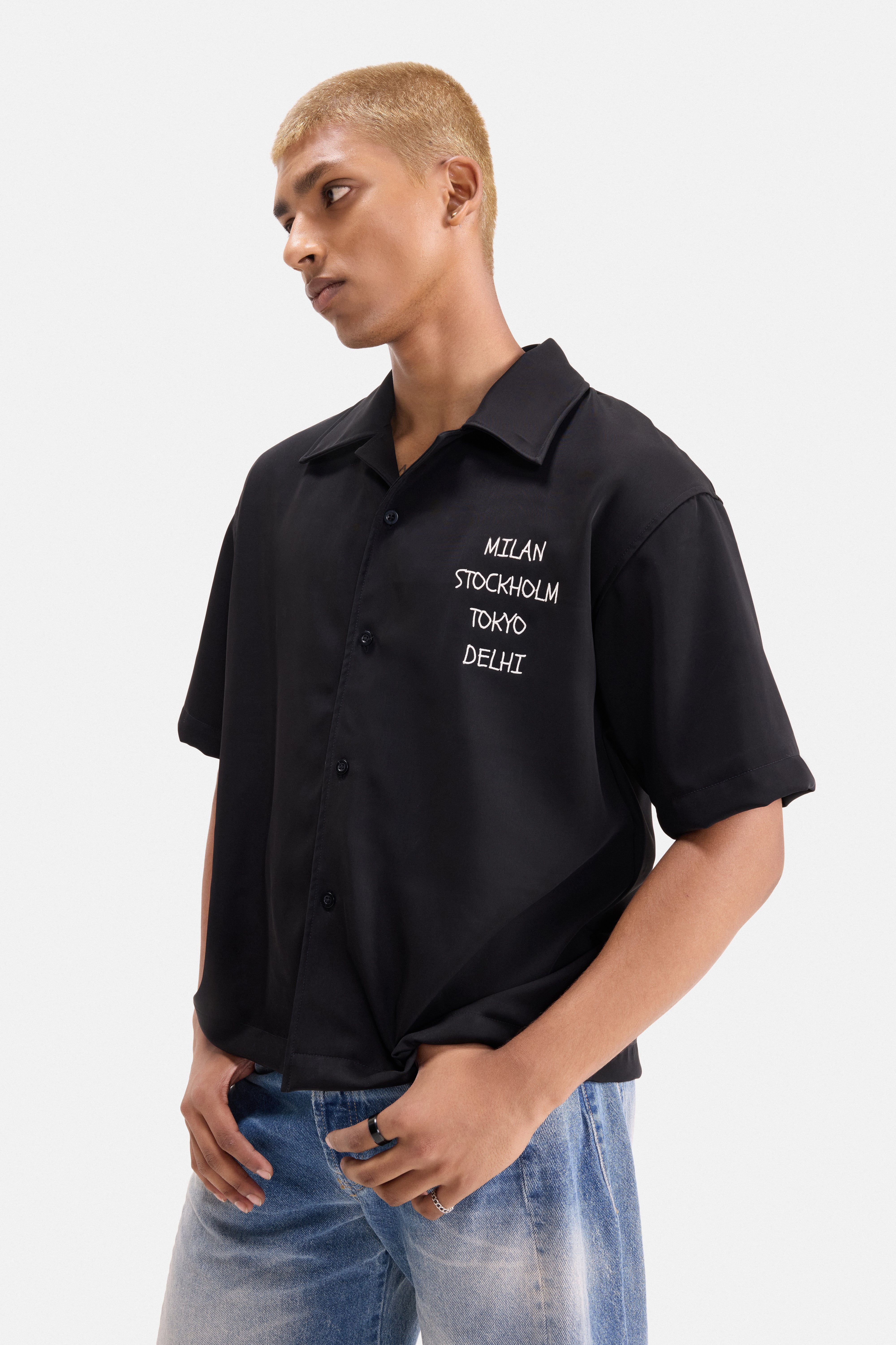 WORLD TOUR - BLACK BOWLING SHIRT