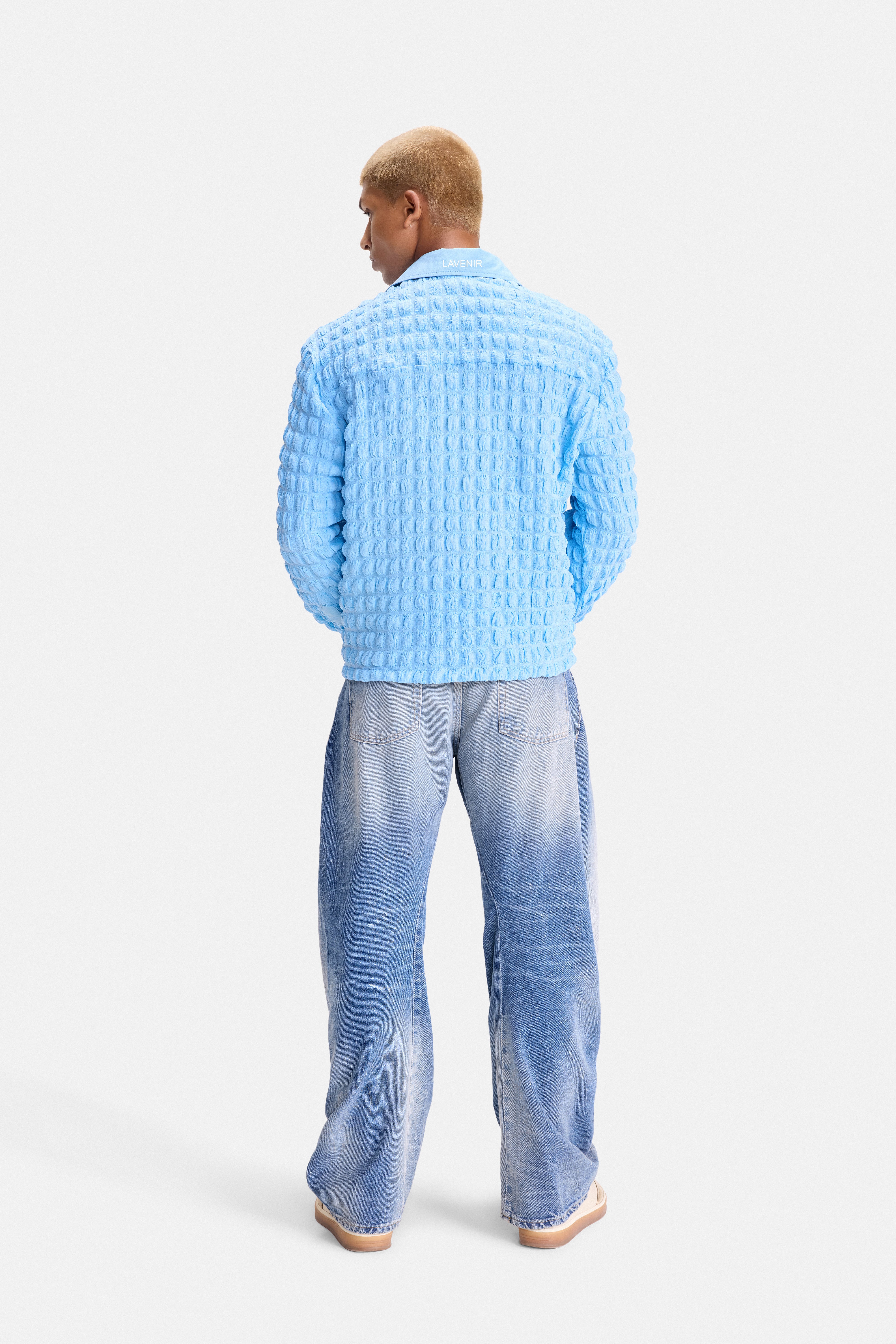 PURE CHAOS – Sky Stretch Waffle Shirt