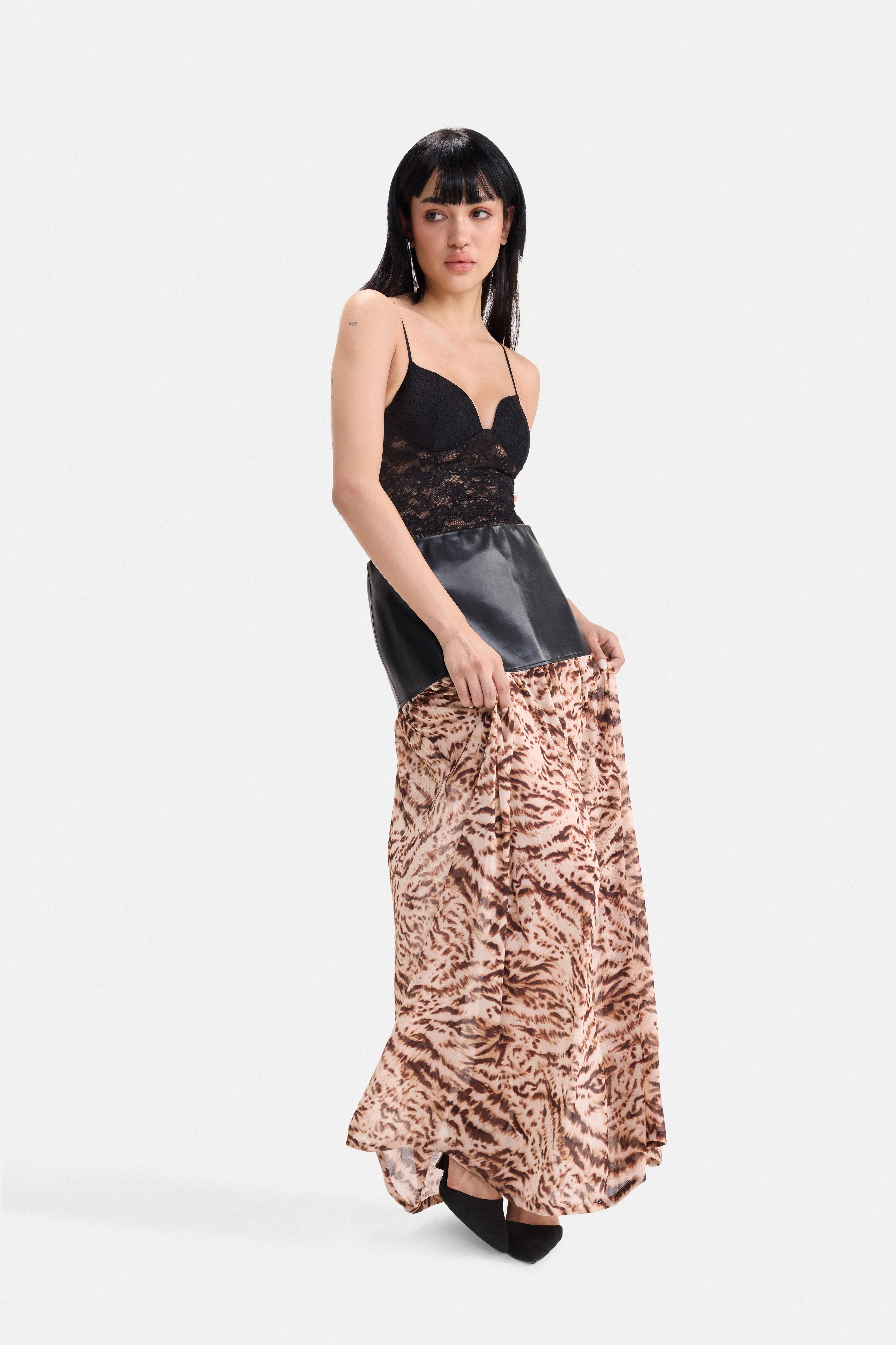 WILD WHISPER – Tiger Print Skirt