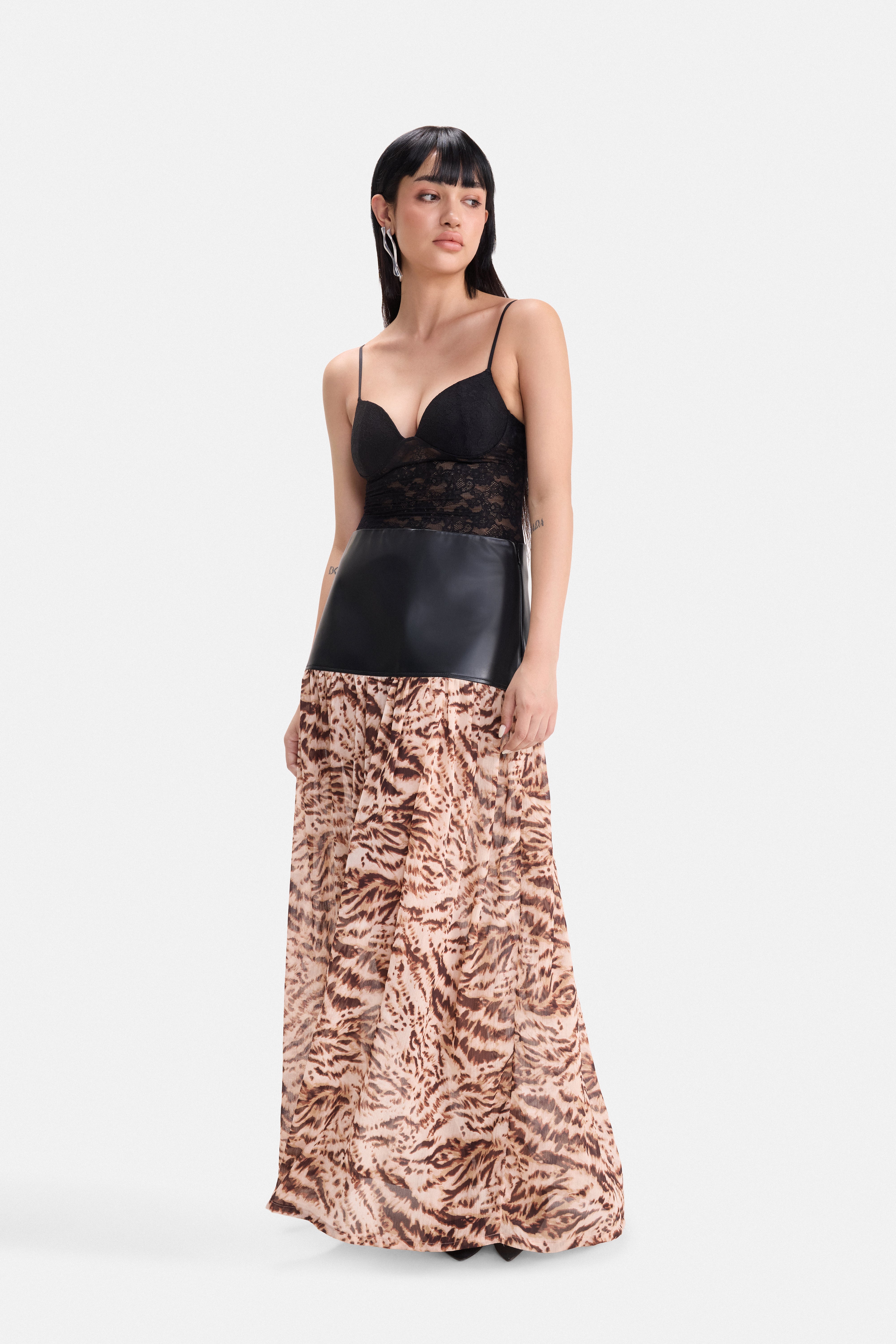 WILD WHISPER – Tiger Print Skirt