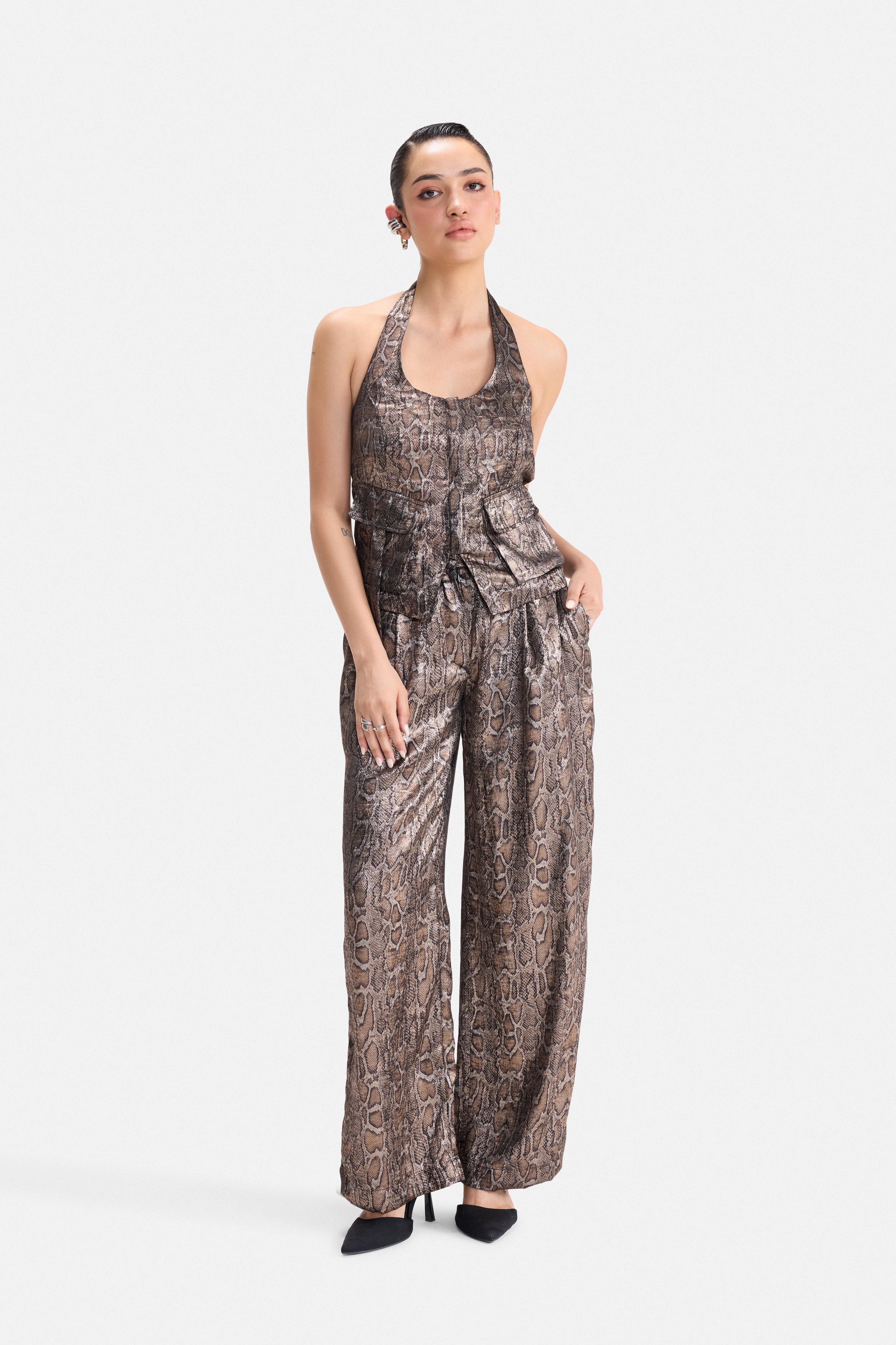 CRUSH- Snake Halter Utility Top