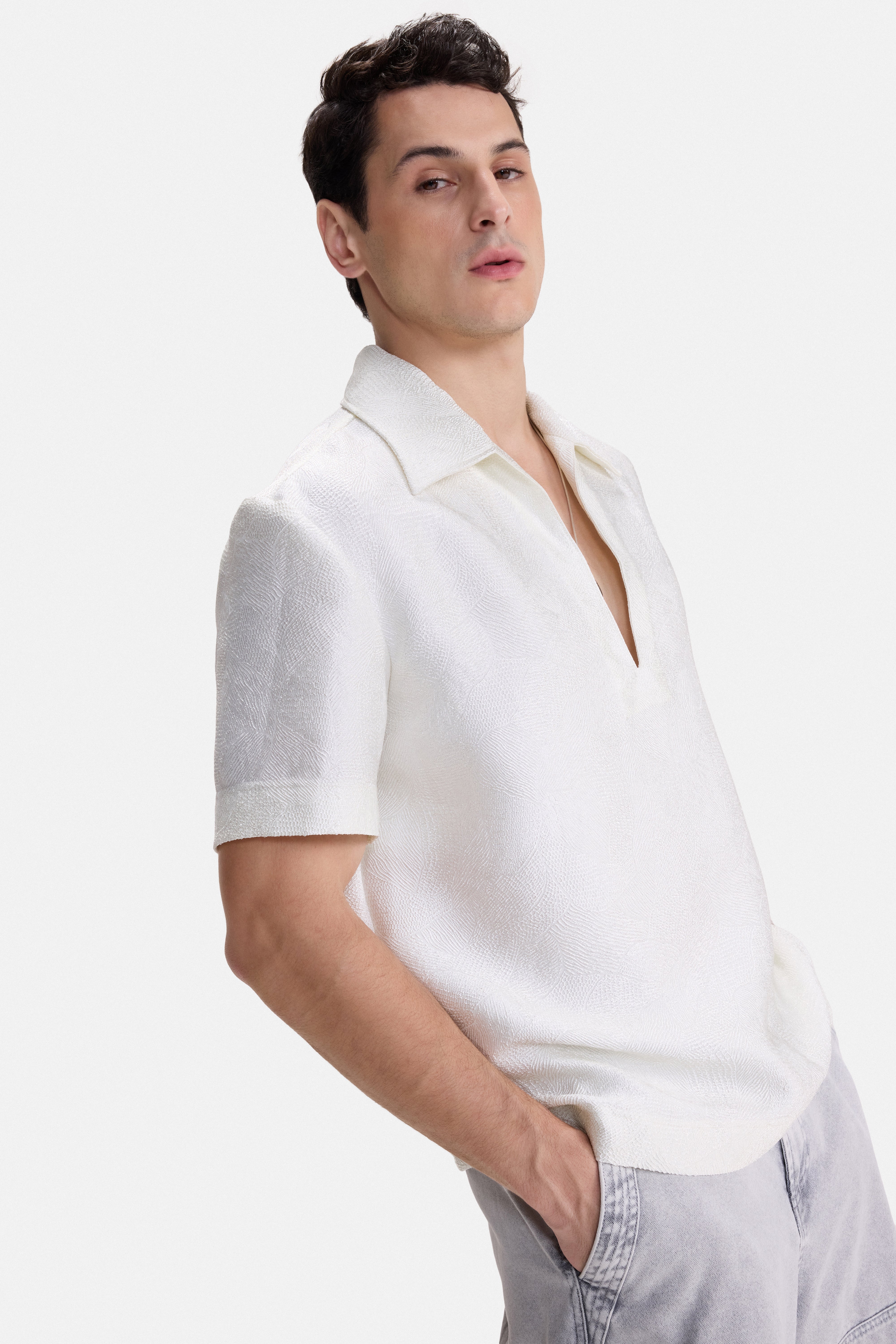 BLANC – Textured Resort Shirt