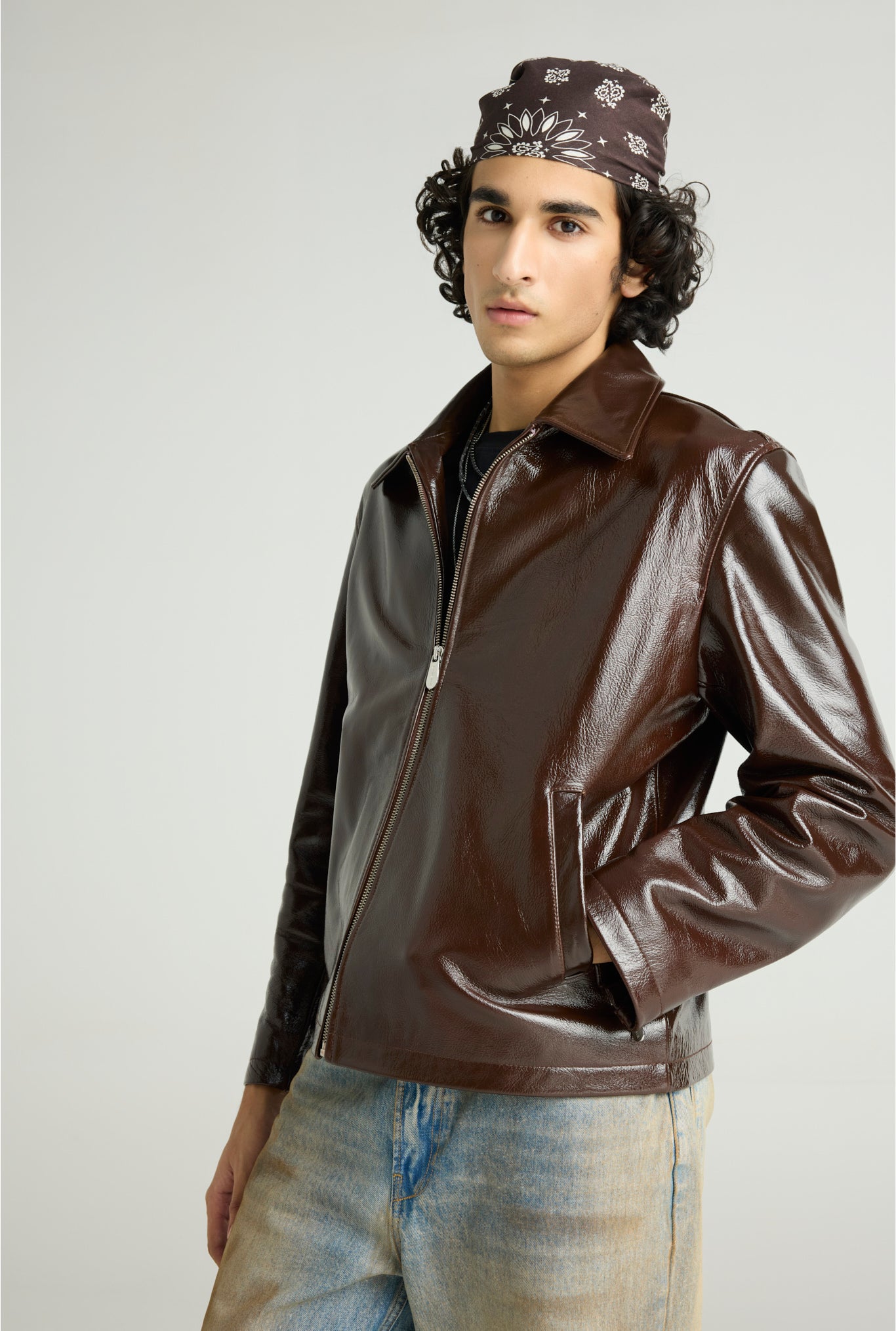 GLAZED — Liquid Leather Jacket